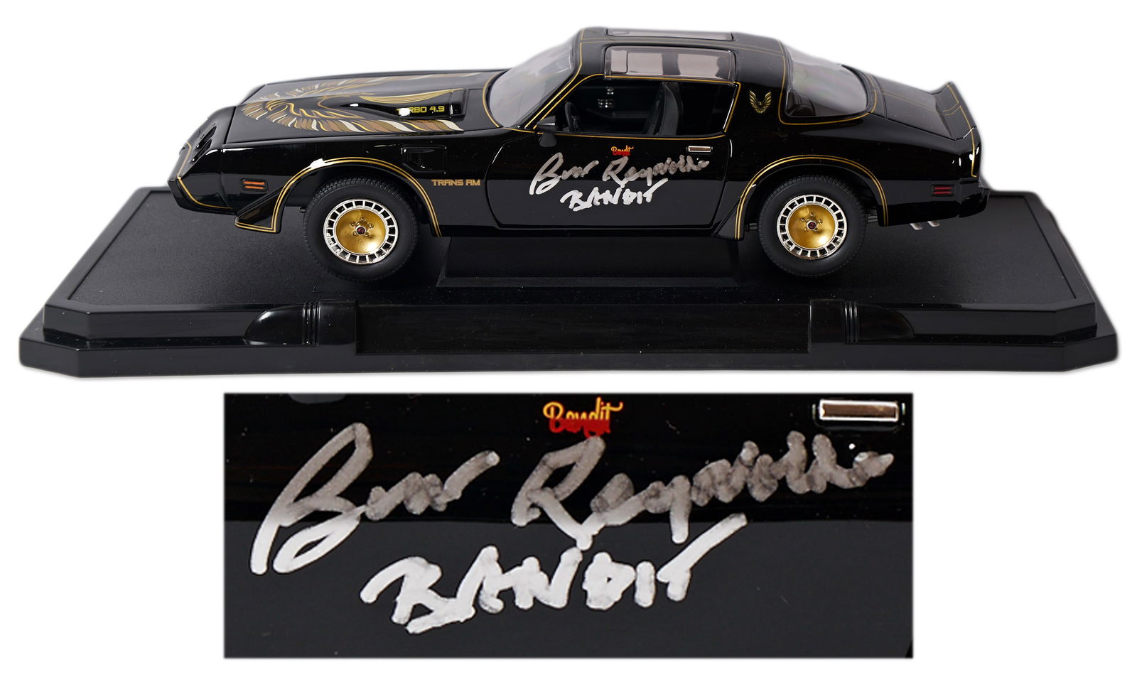 Burt Reynolds Signed Bandit Model Car (1 of 4)