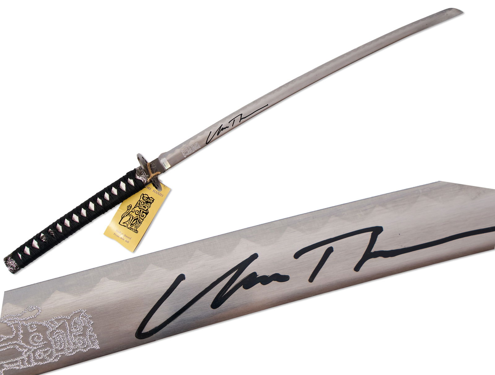 Uma Thurman Signed Kill Bill Katana (1 of 3)