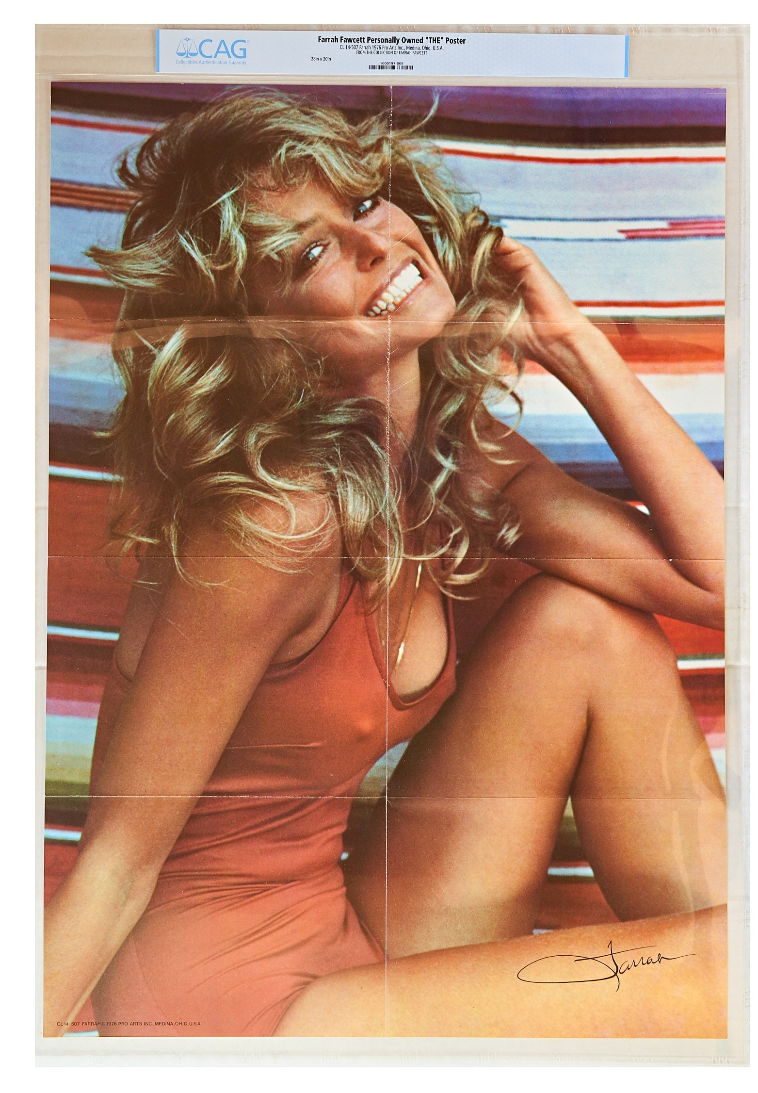 Farrah Fawcett Personally Owned ''The Poster'' (1 of 2)
