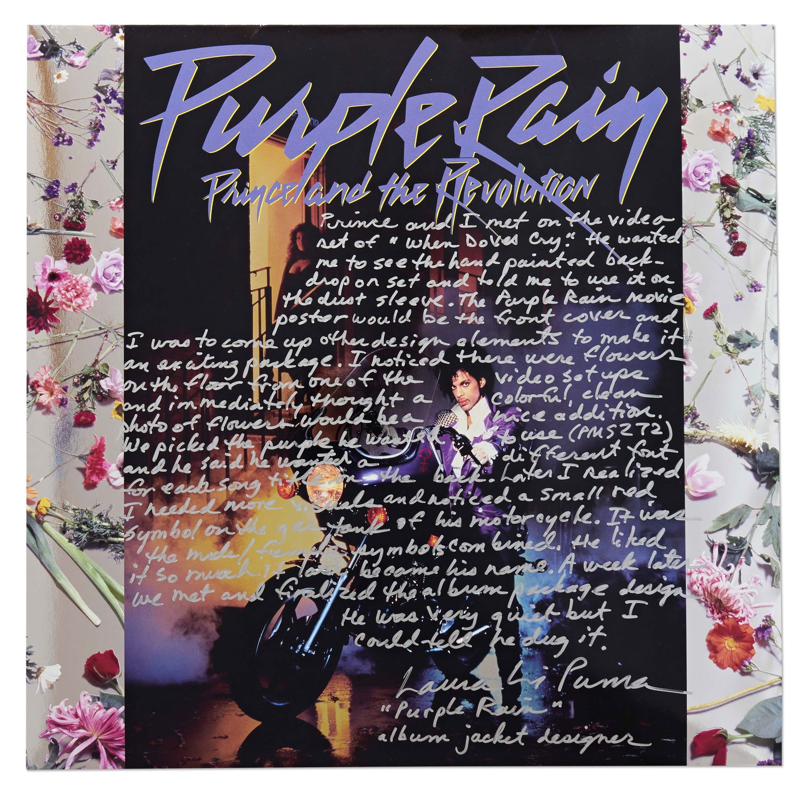 Laura LiPuma Nash Signed Purple Rain Album (1 of 4)