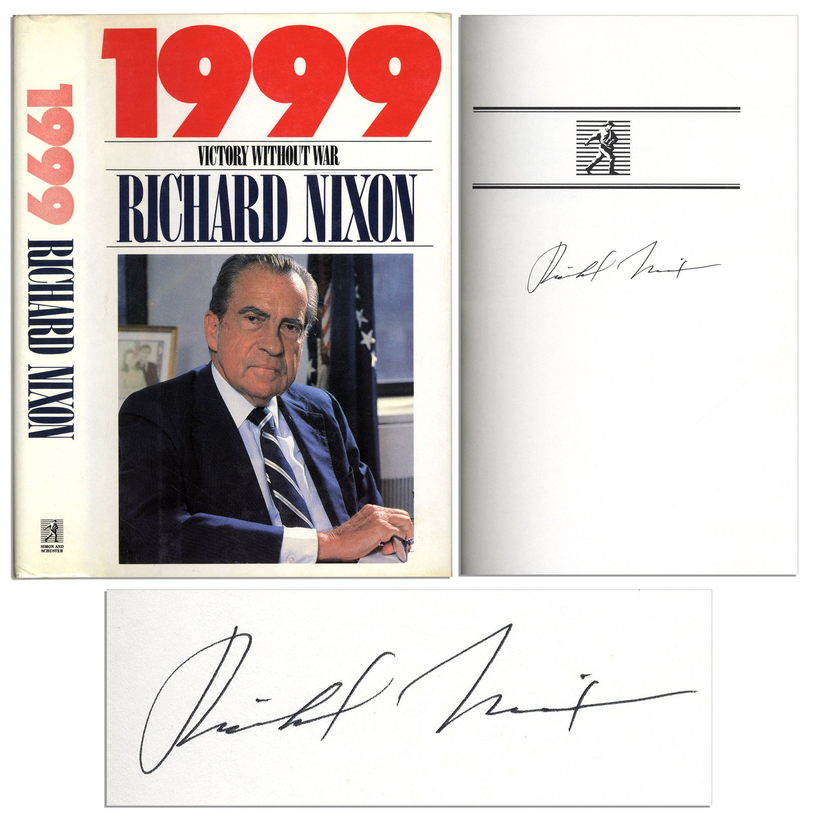 Richard Nixon Signed ''1999'' (1 of 3)