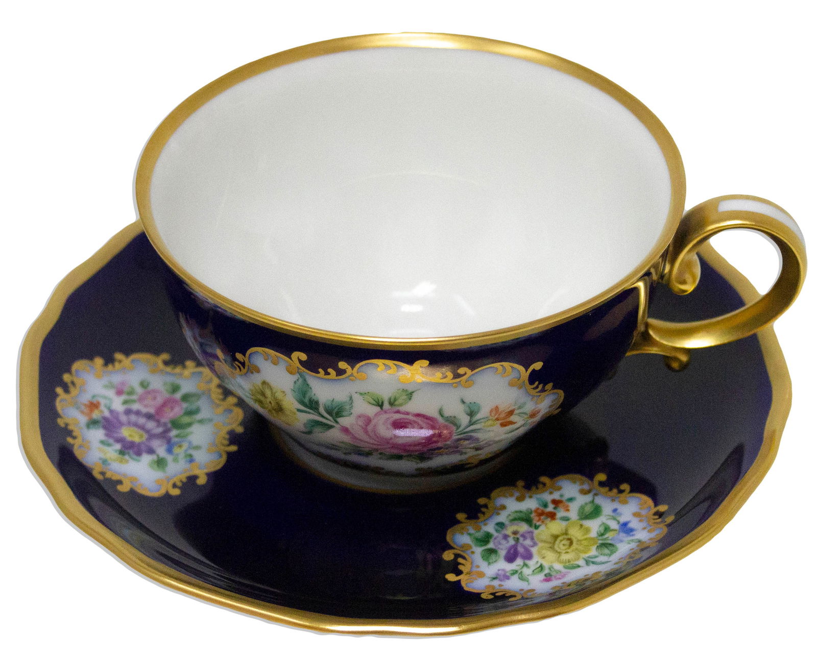 Margaret Thatcher Floral China Teacup and Saucer (1 of 4)
