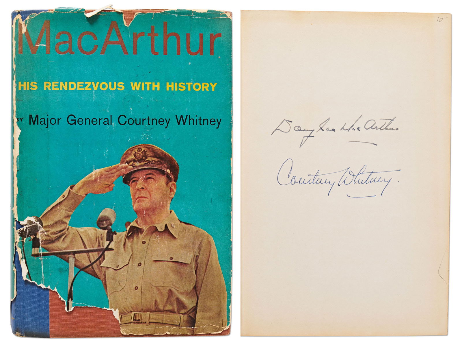 Douglas MacArthur Signed ''Rendezvous with History'' (1 of 9)