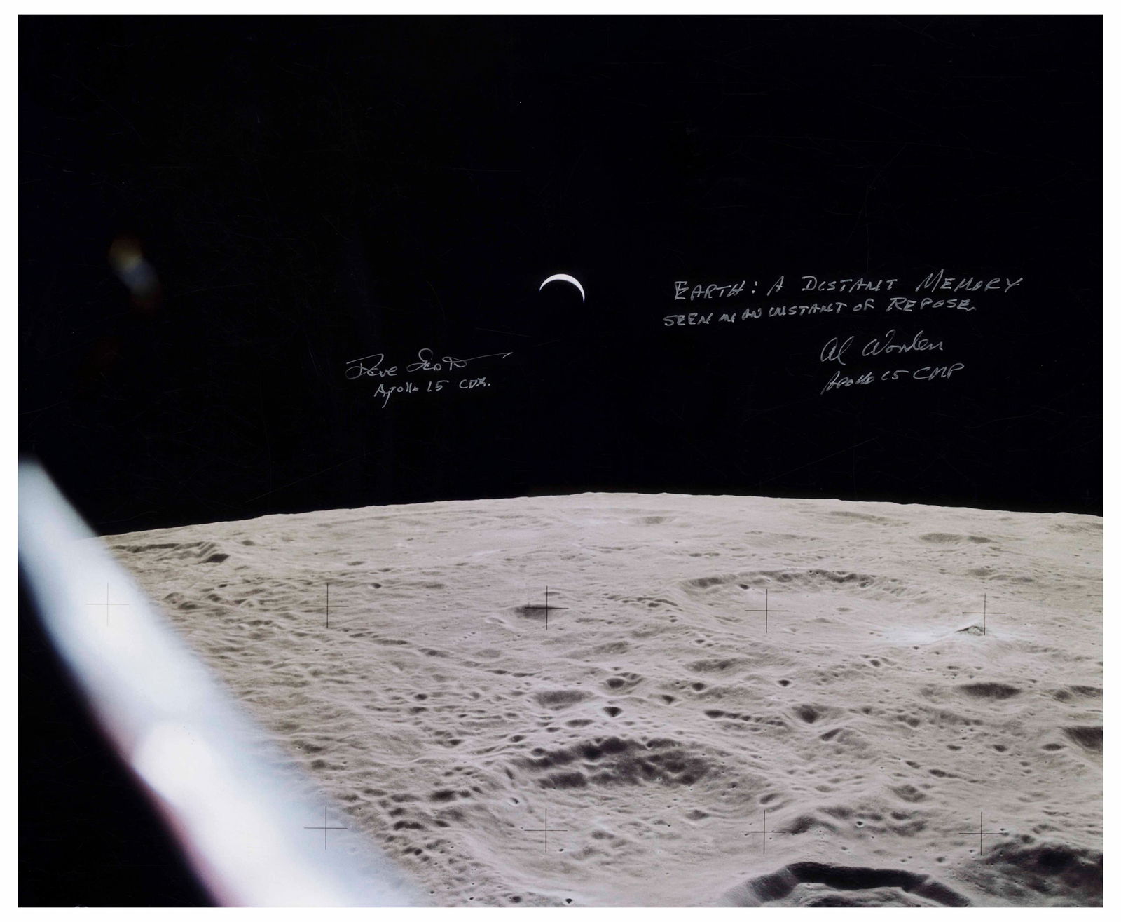 Al Worden and Dave Scott Signed Photo (1 of 1)