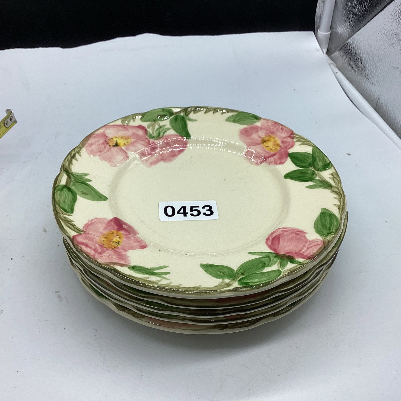 5 FRANCISCAN DESERT ROSE  SALAD PLATES (1 of 1)