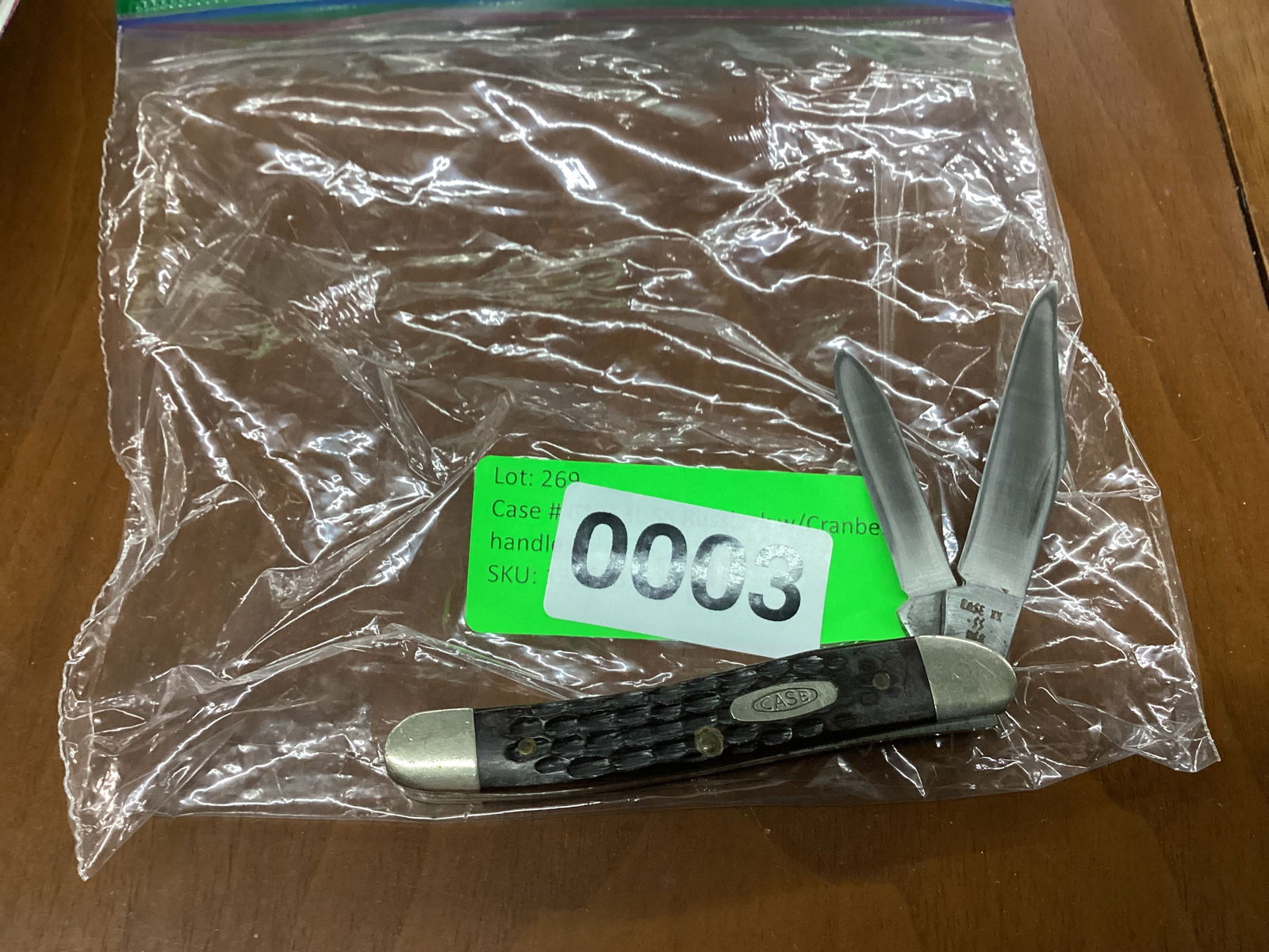 case xx 1989 62087 derlin handled stockman: slight use great edc