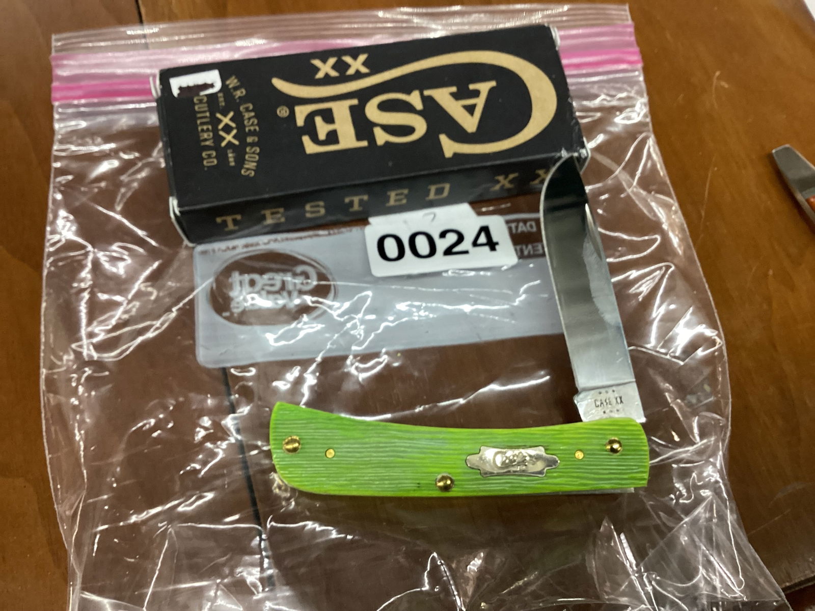 case xx 2024 green bone sod buster jr: new in box