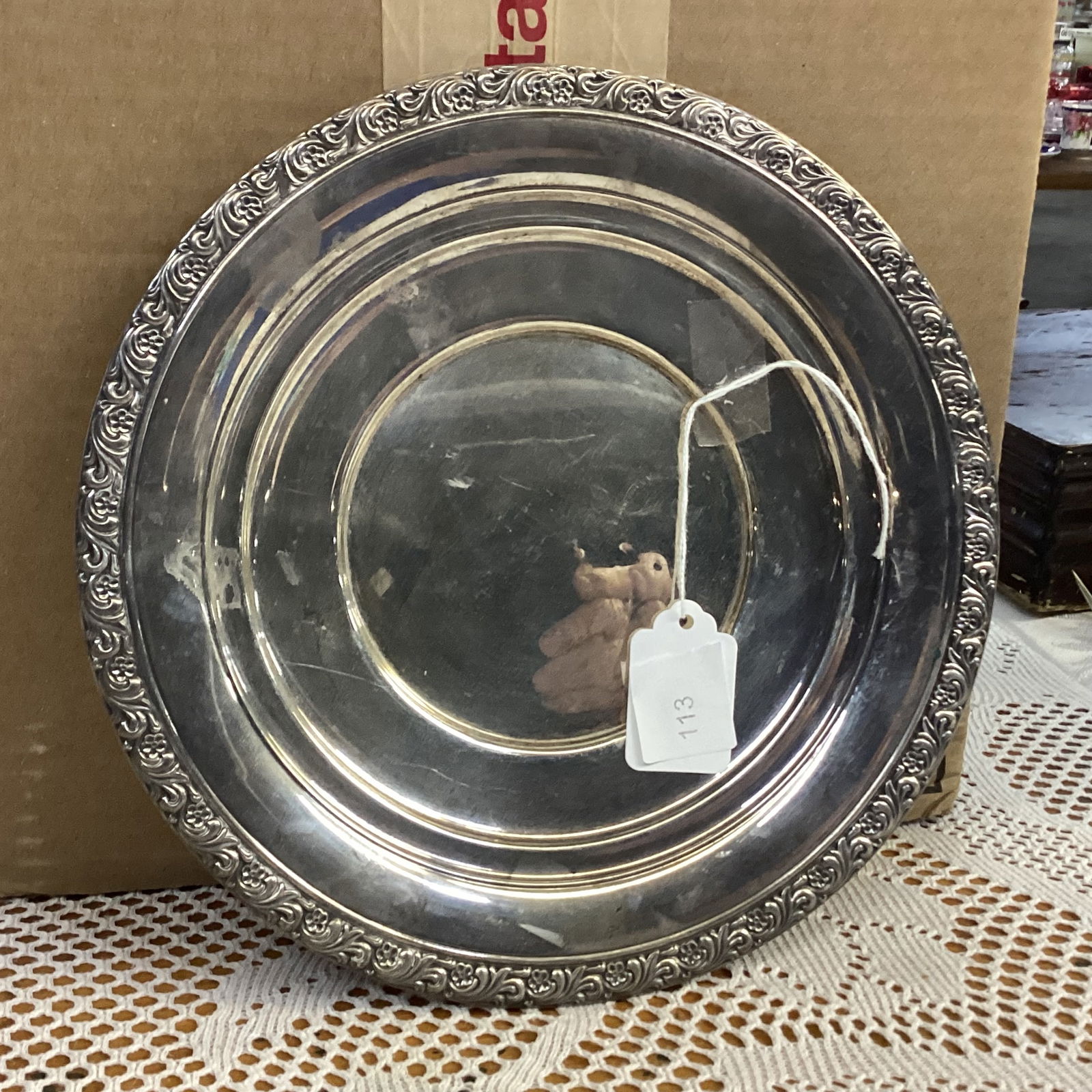 STERLING SILVER BYALVIN PLATE (1 of 2)