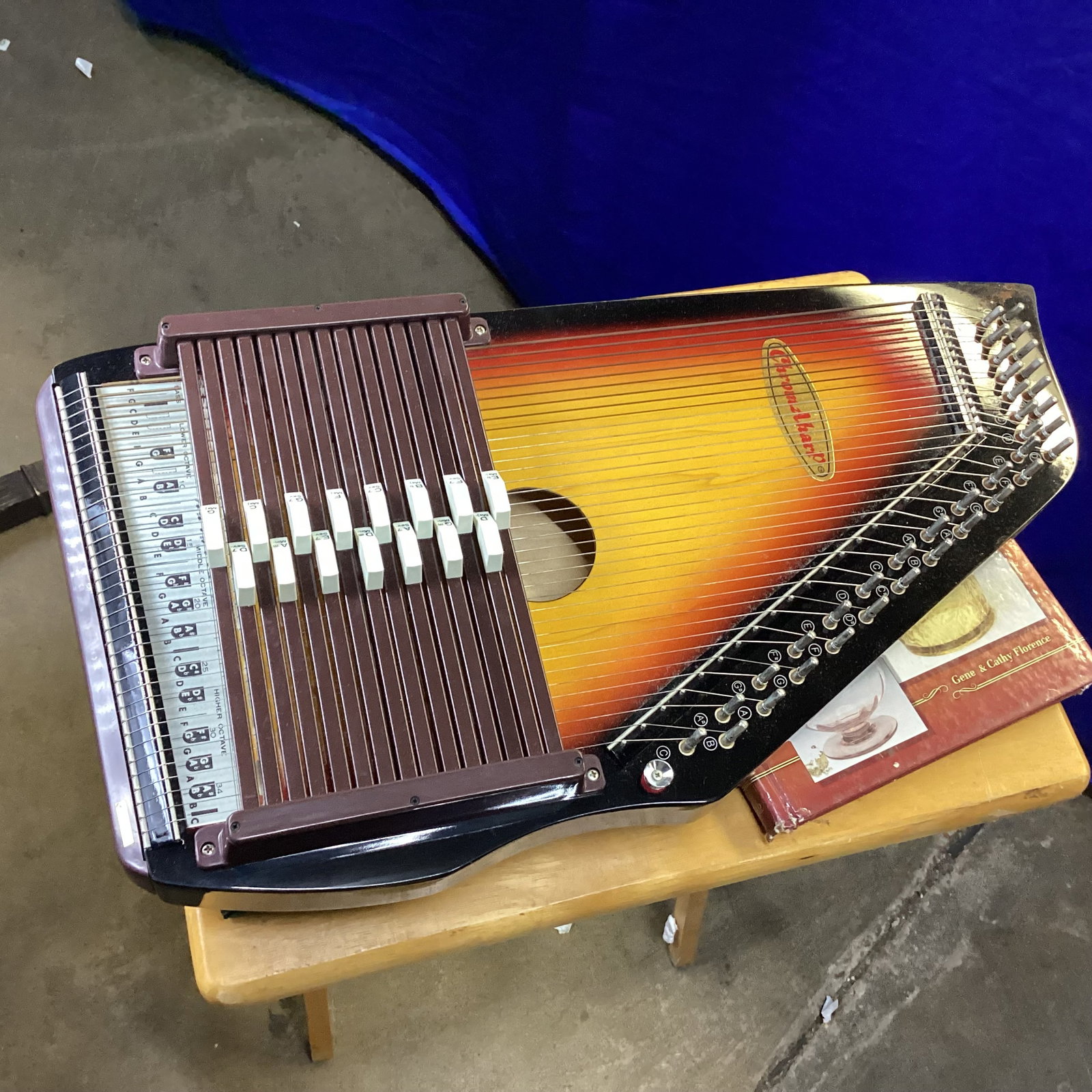CHROMAHARP MUSICAL INSTRUMENT NEVER USED: 12" X 23" NEW IN BOX