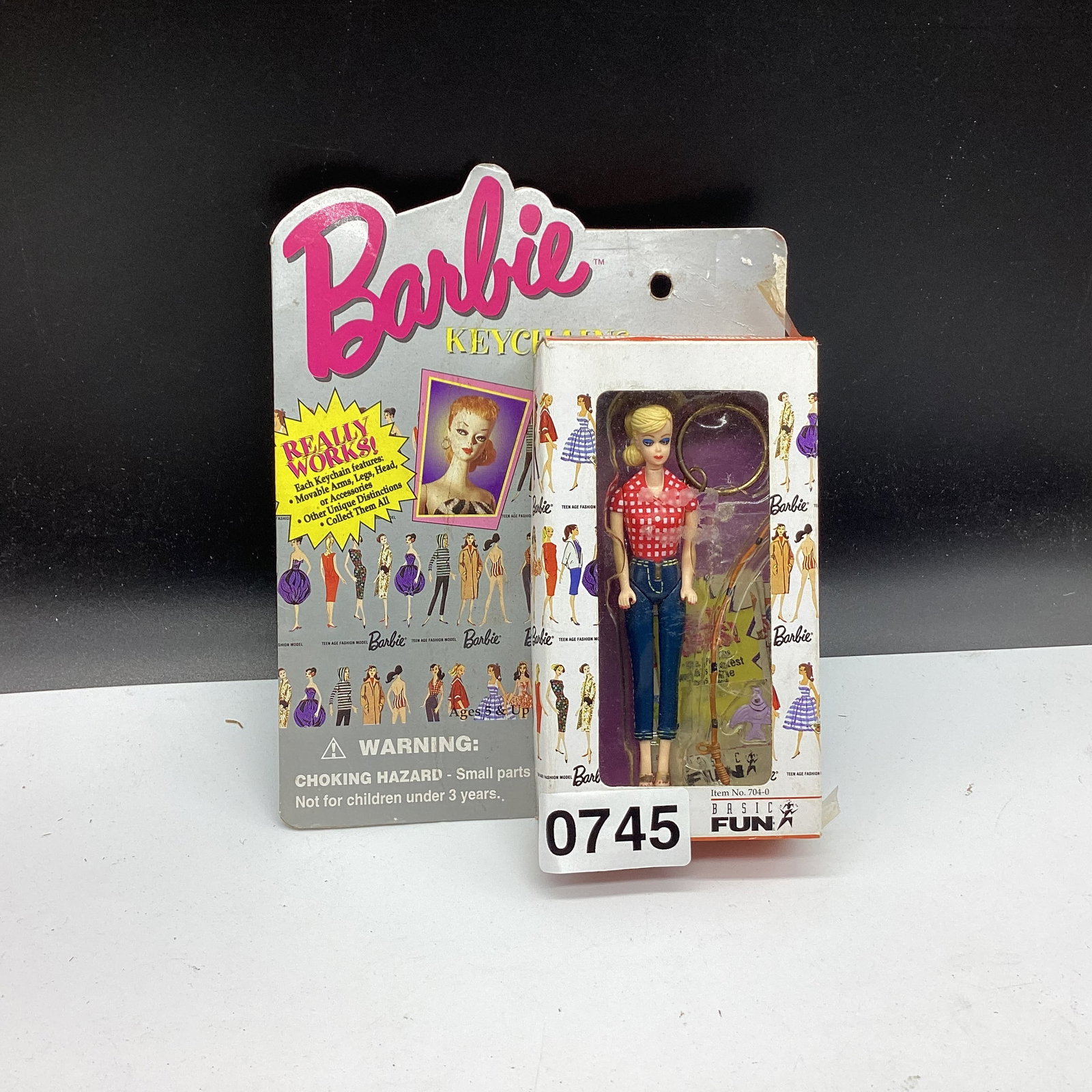 BARBIE KEY CHAIN: NEW IN PACKAGE