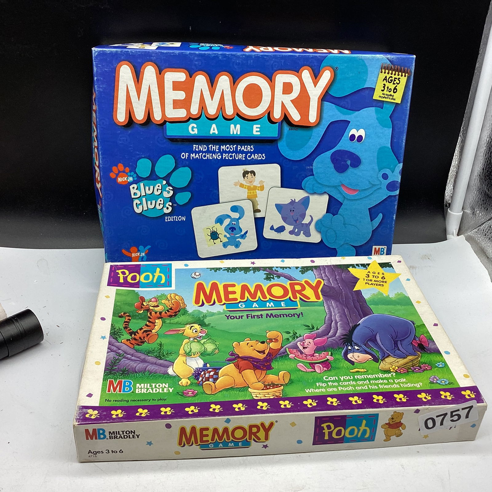 2 MEMORY GAMES: NEW IN PACKAGE