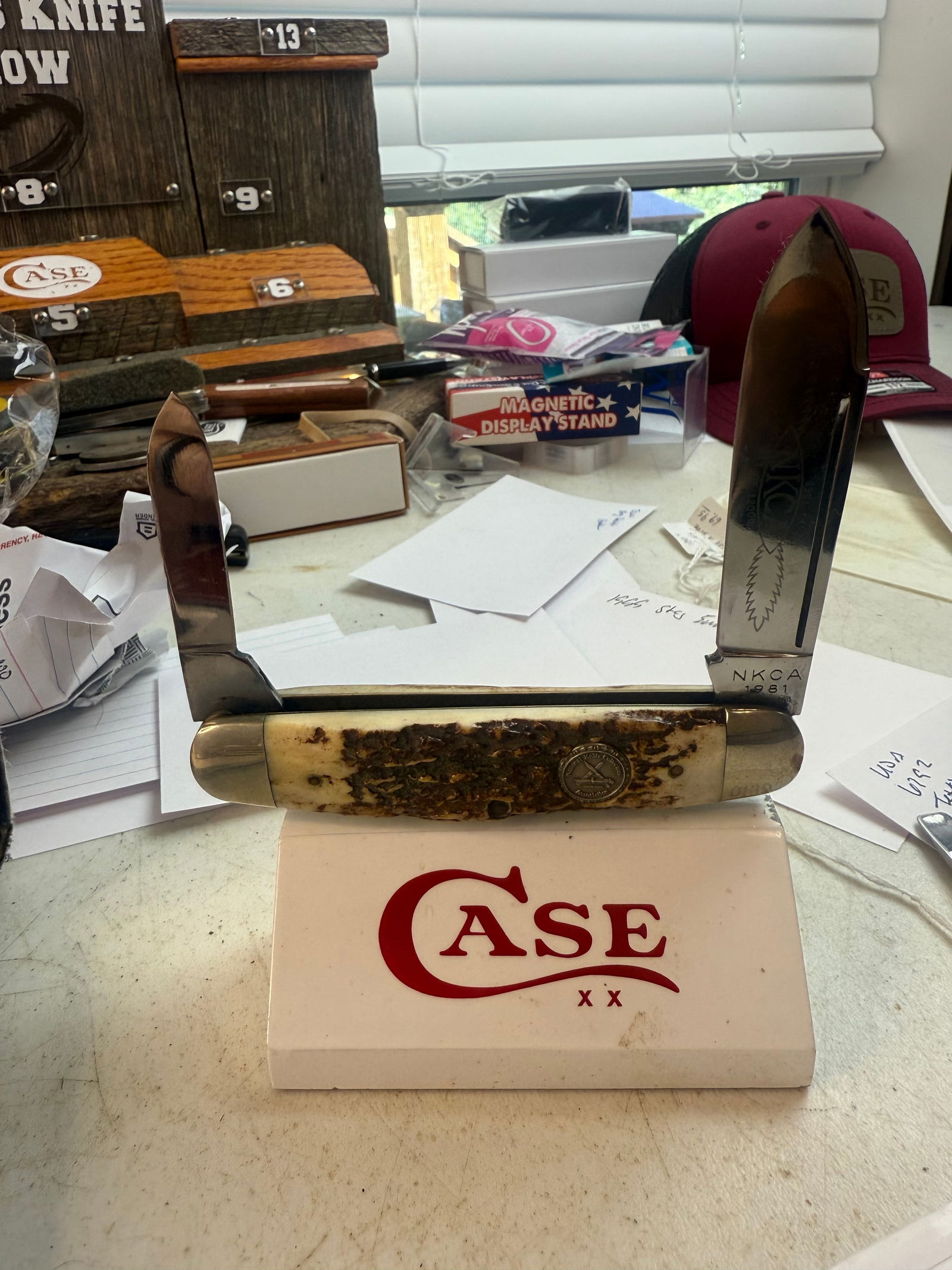 nkca 1981 stag cigar knife super stag (1 of 3)