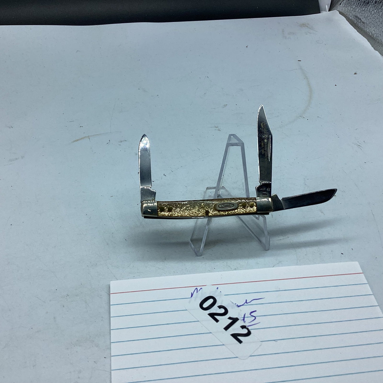 case xx 1989 centennial gold sparkle: never used or carried