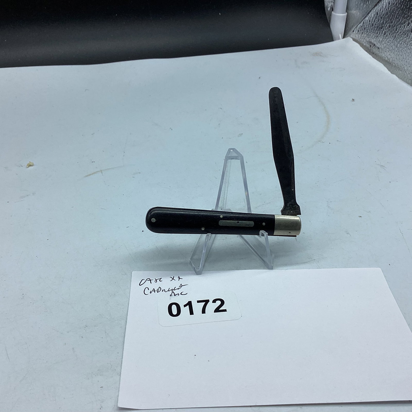 j r russell single blade pill buster : nice old knife