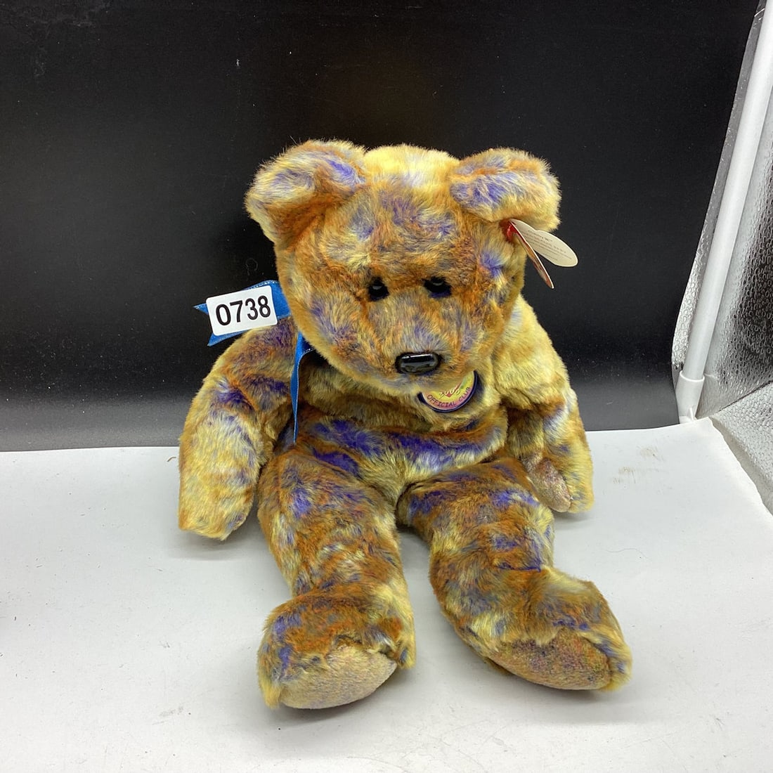 BEANIE BABY CUBBEY 2000 OFFICAL CLUB LARGE BEAR: GOOD SHAPE