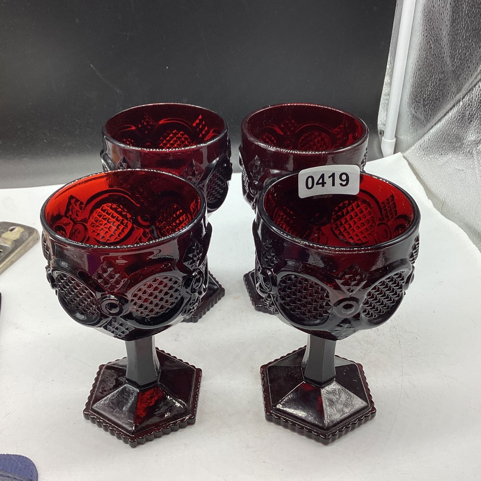 4 AVON CAPE COD WATER GOBLETS (1 of 1)