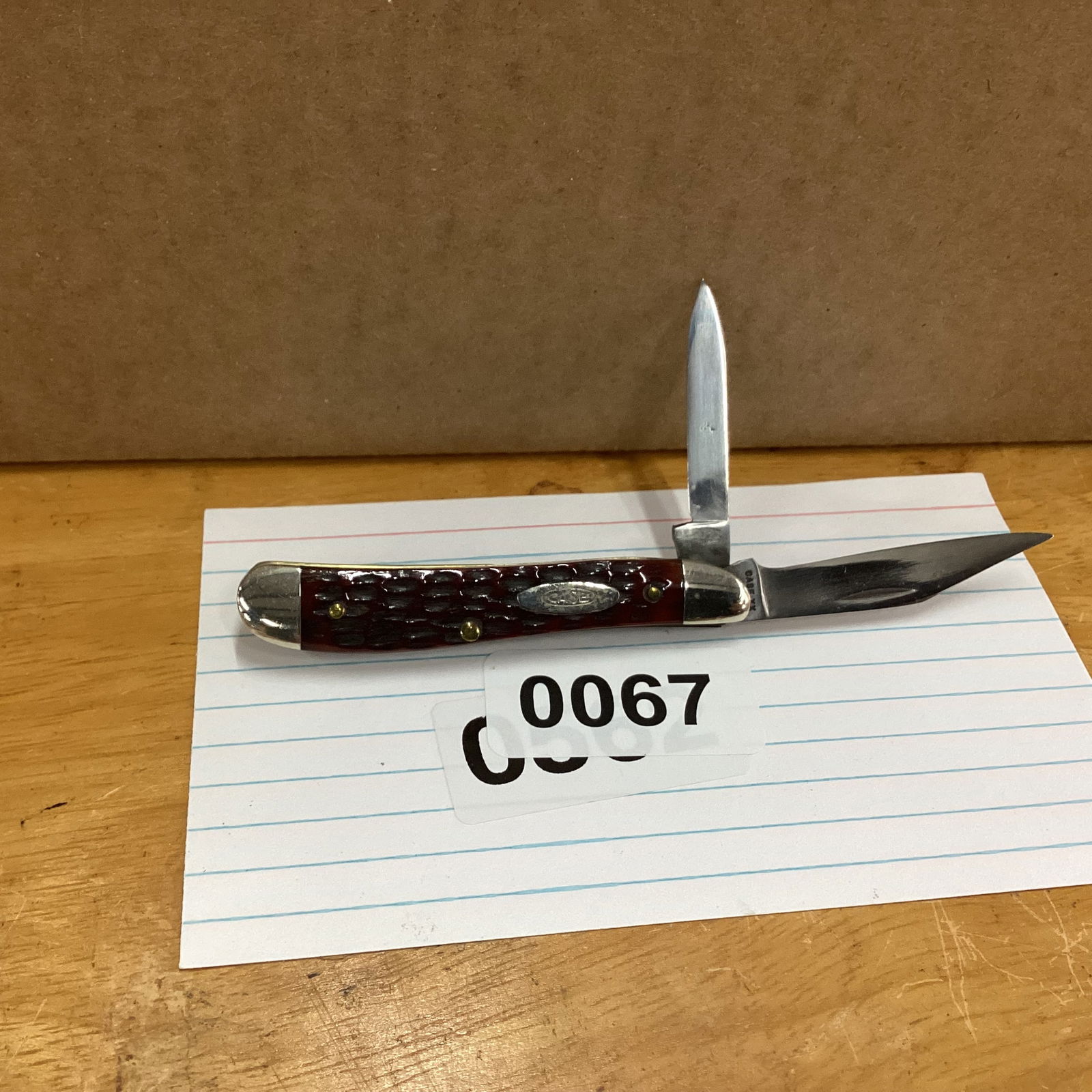 CASE XX USA PEANUT RED BONE: GREAT SHAPE GOOD COLOR