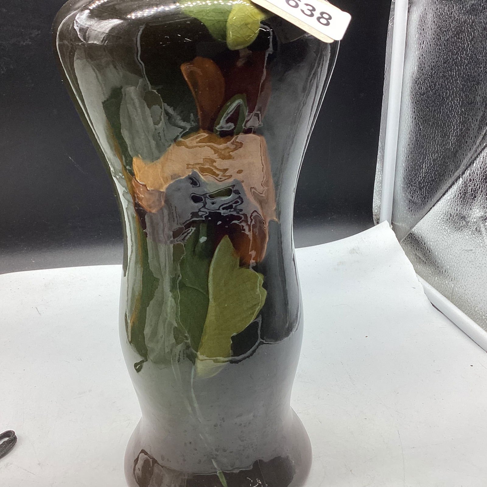 UNMARKED WELLER VASE LOUWELSA PATTERN - 2