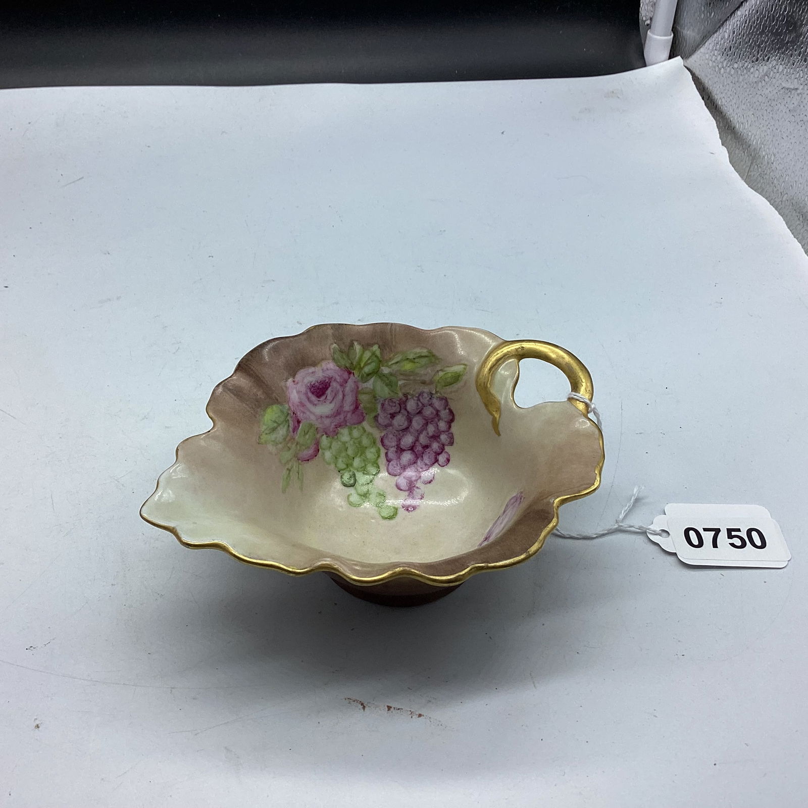 HAND PAINTED SAUCE DISH GERMANY (1 of 2)