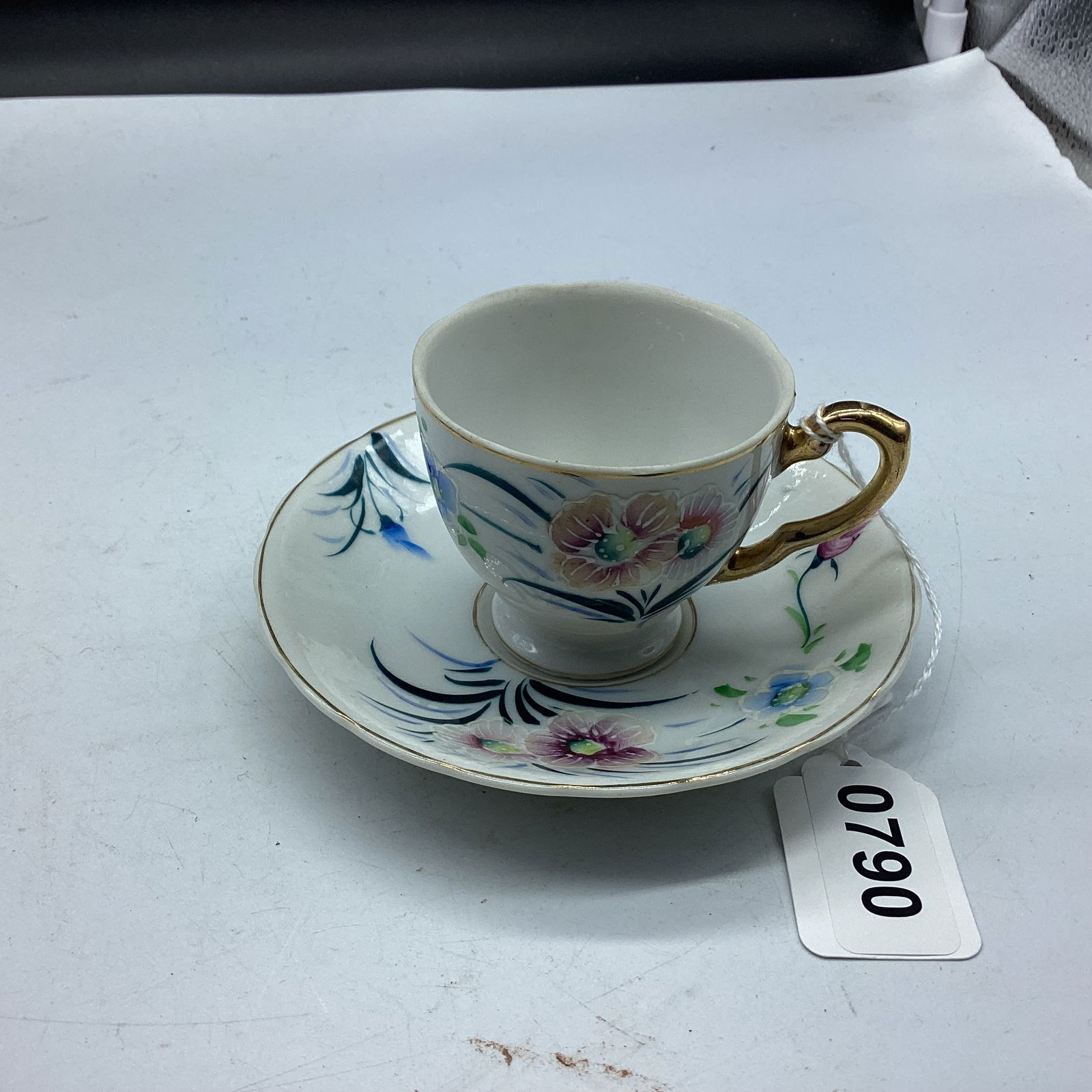 DEMITASSIE CUP & SAUCER JAPAN: GOOD SHAPE