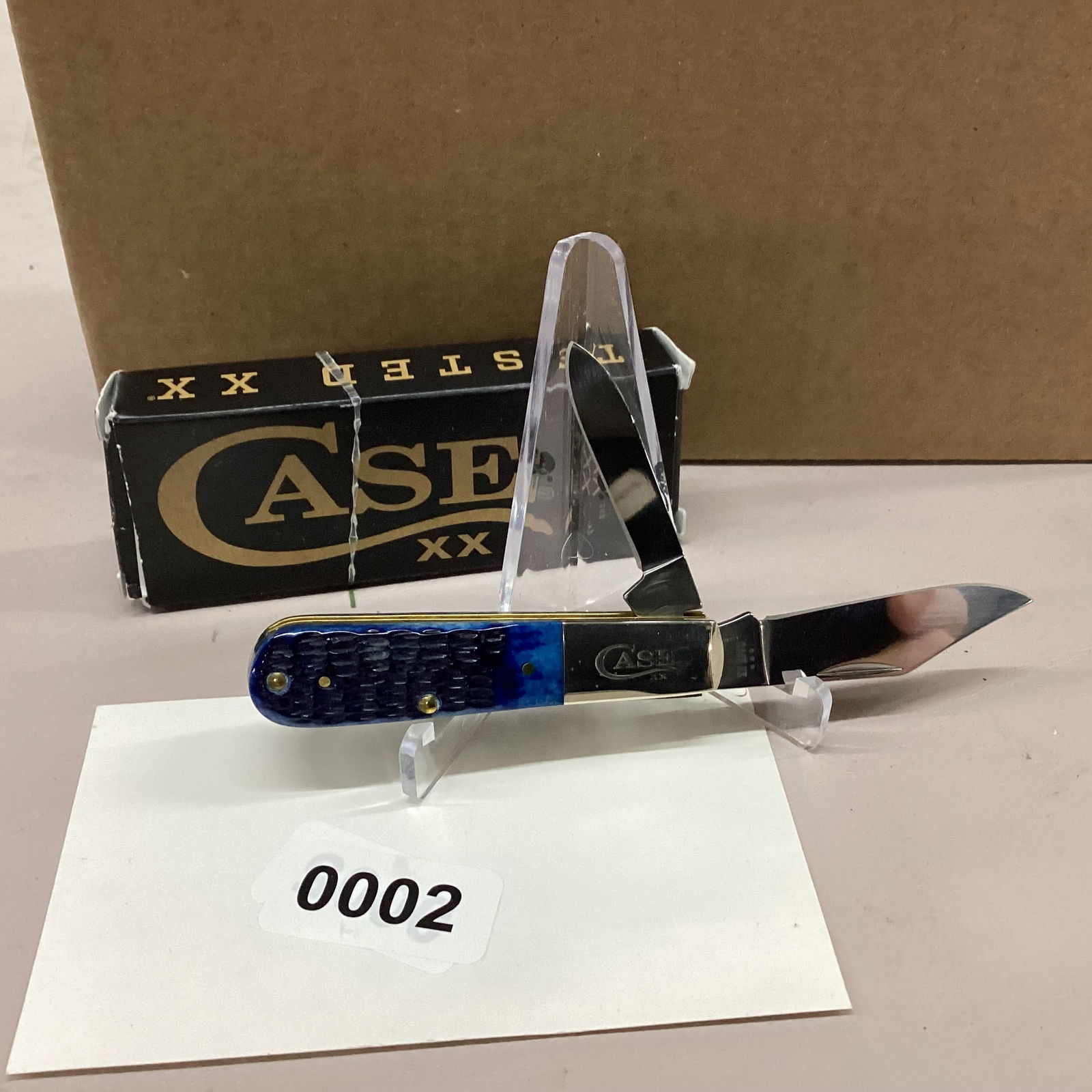 CASE XX 2024 BLUE BONE BARLOW: NEW IN BOX