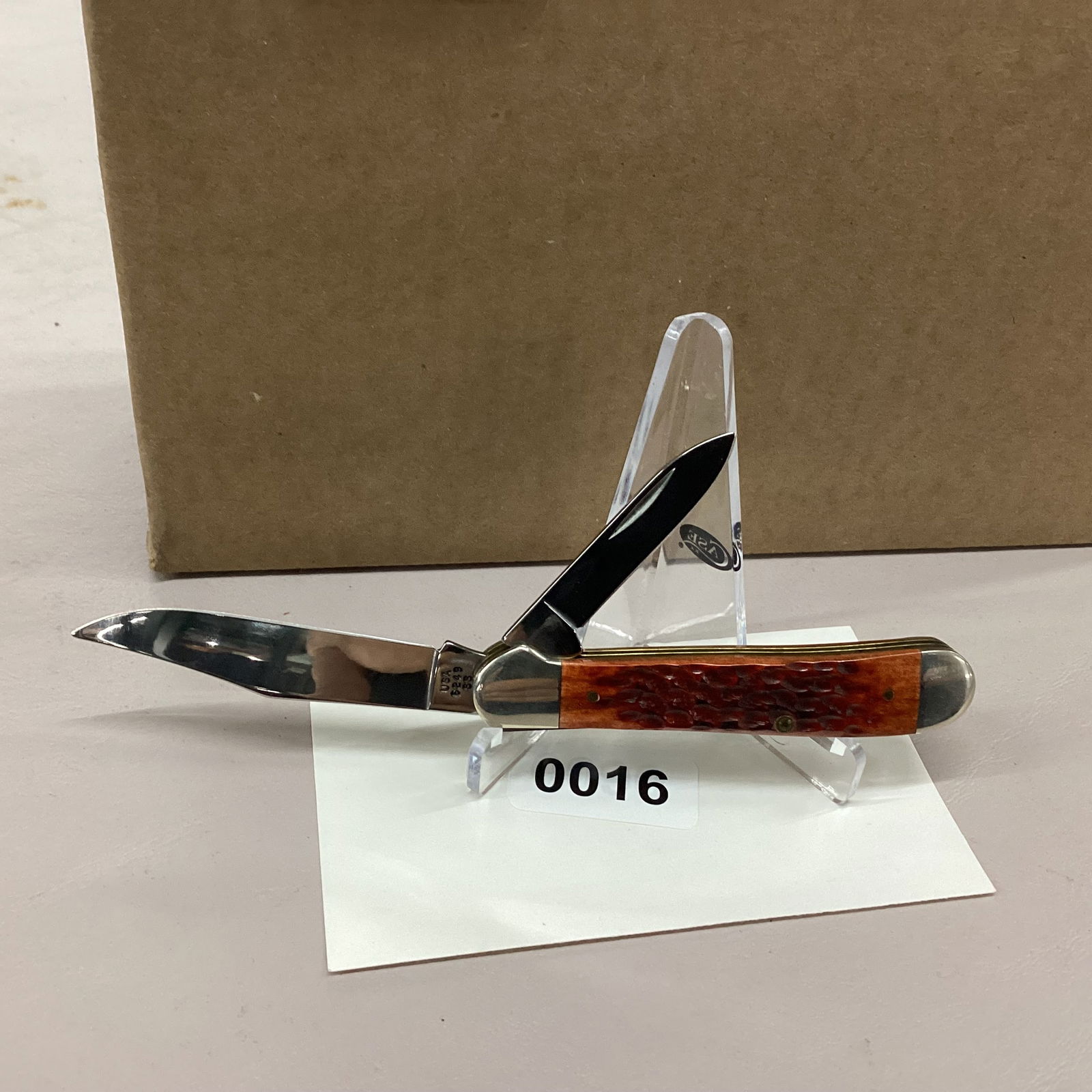 CASE XX 2000 COPPERHEAD CHESTNUT BONE - 2