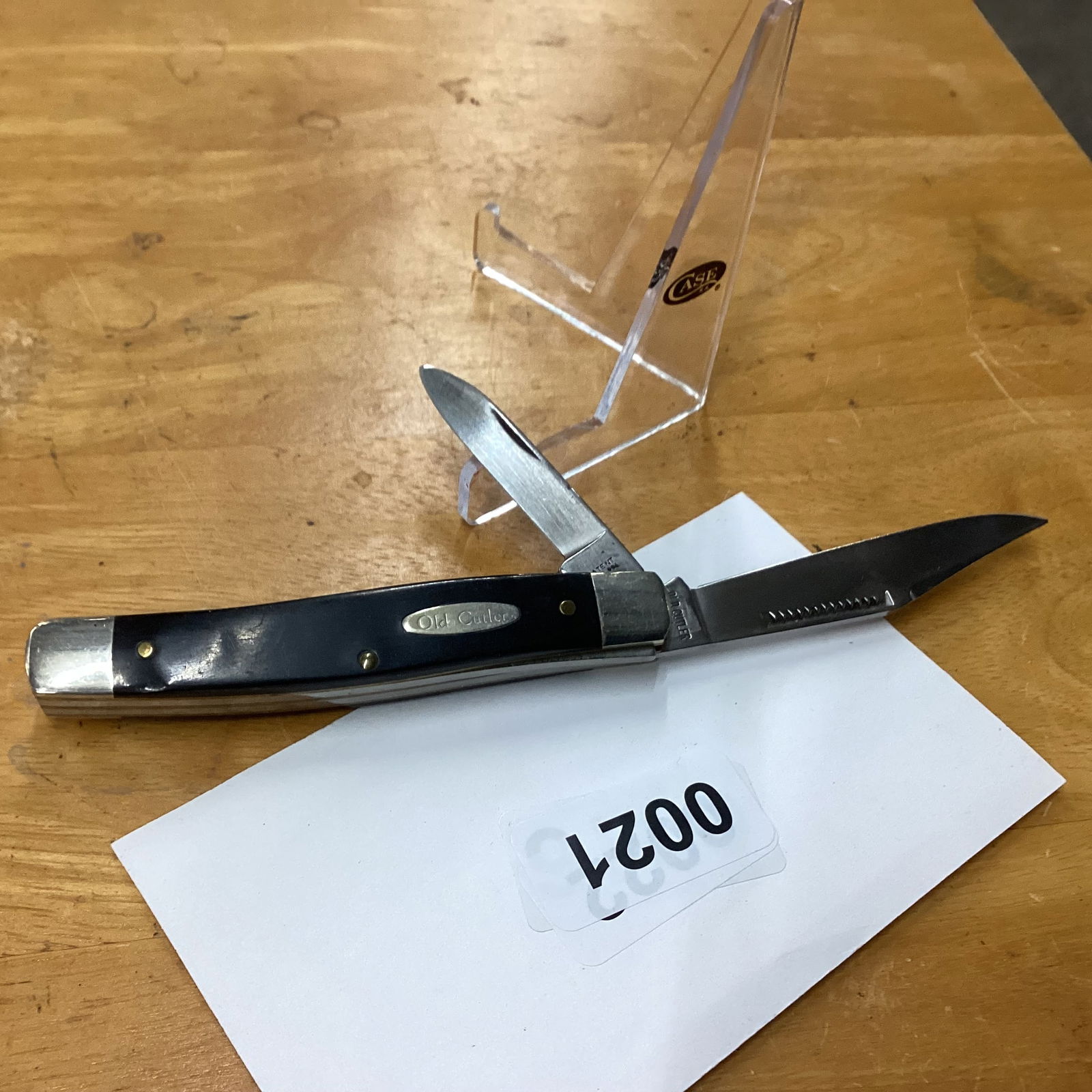 OLD CUTTER USA STOCKMAN KNIFE: NEVER USED