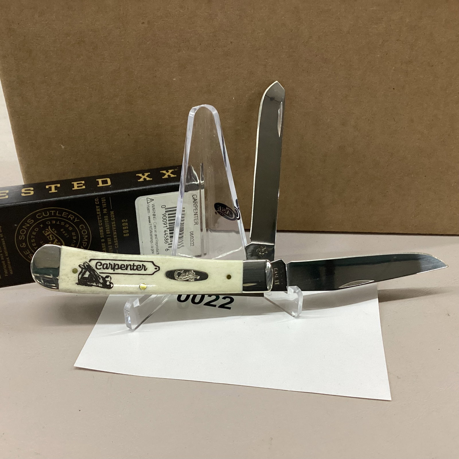 CASE XX 2022 CARPENTER TRAPPER: NEW IN BOX