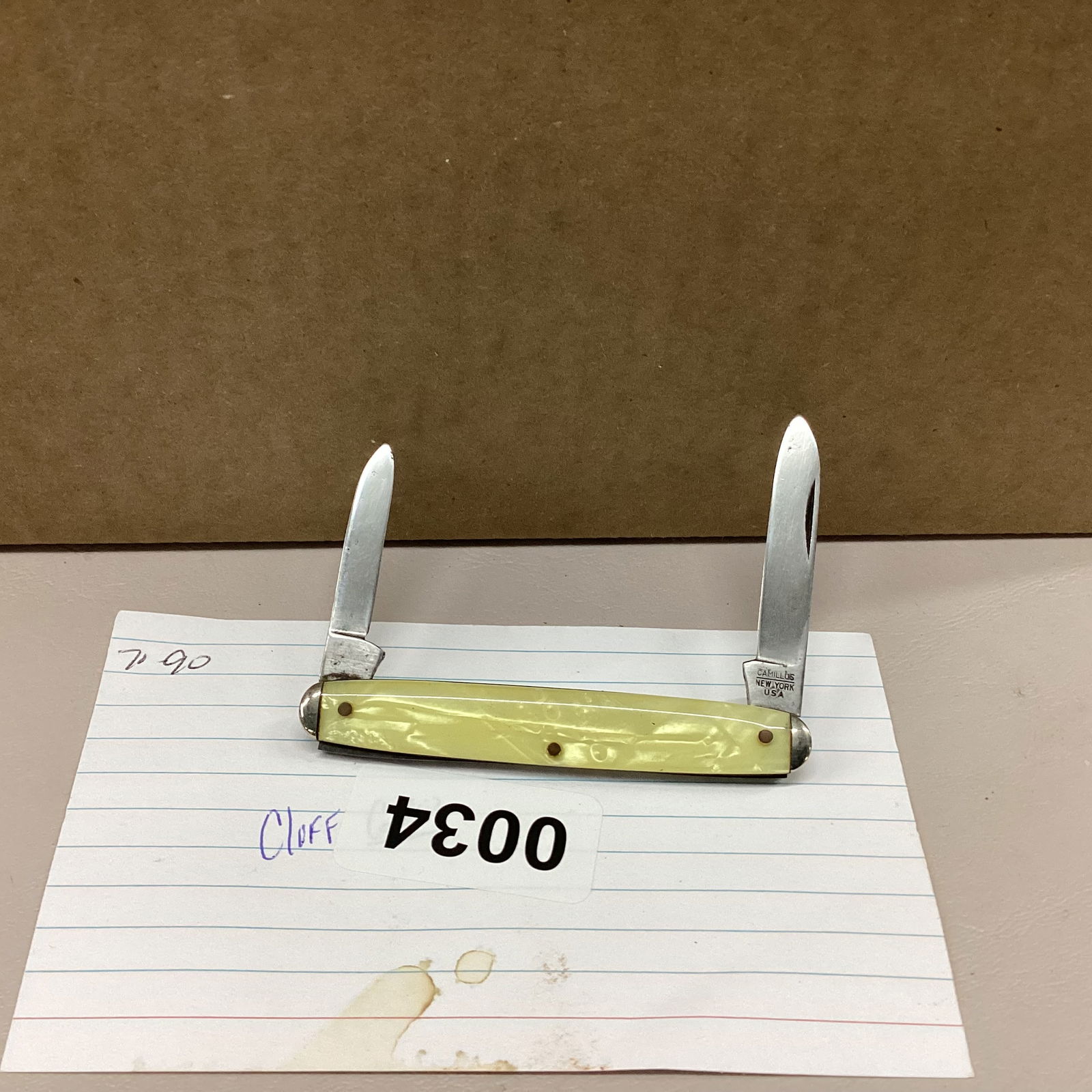 camilius new york pen knife equal end: never used cool piece