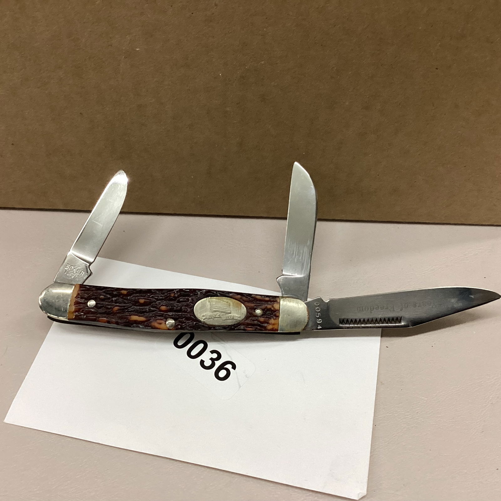 boker usa great american stories large stockman: never used