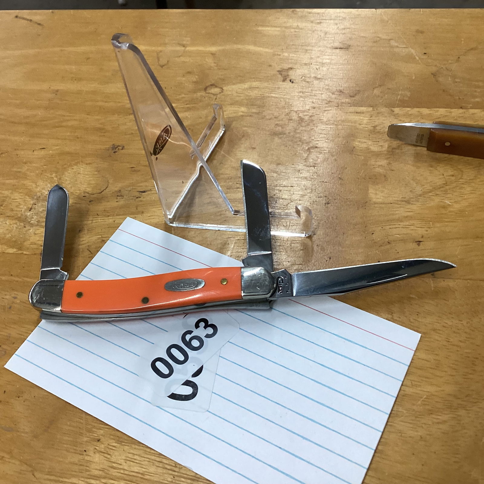 CASE XX 2015 ORANGE STOCKMAN: never used or carried