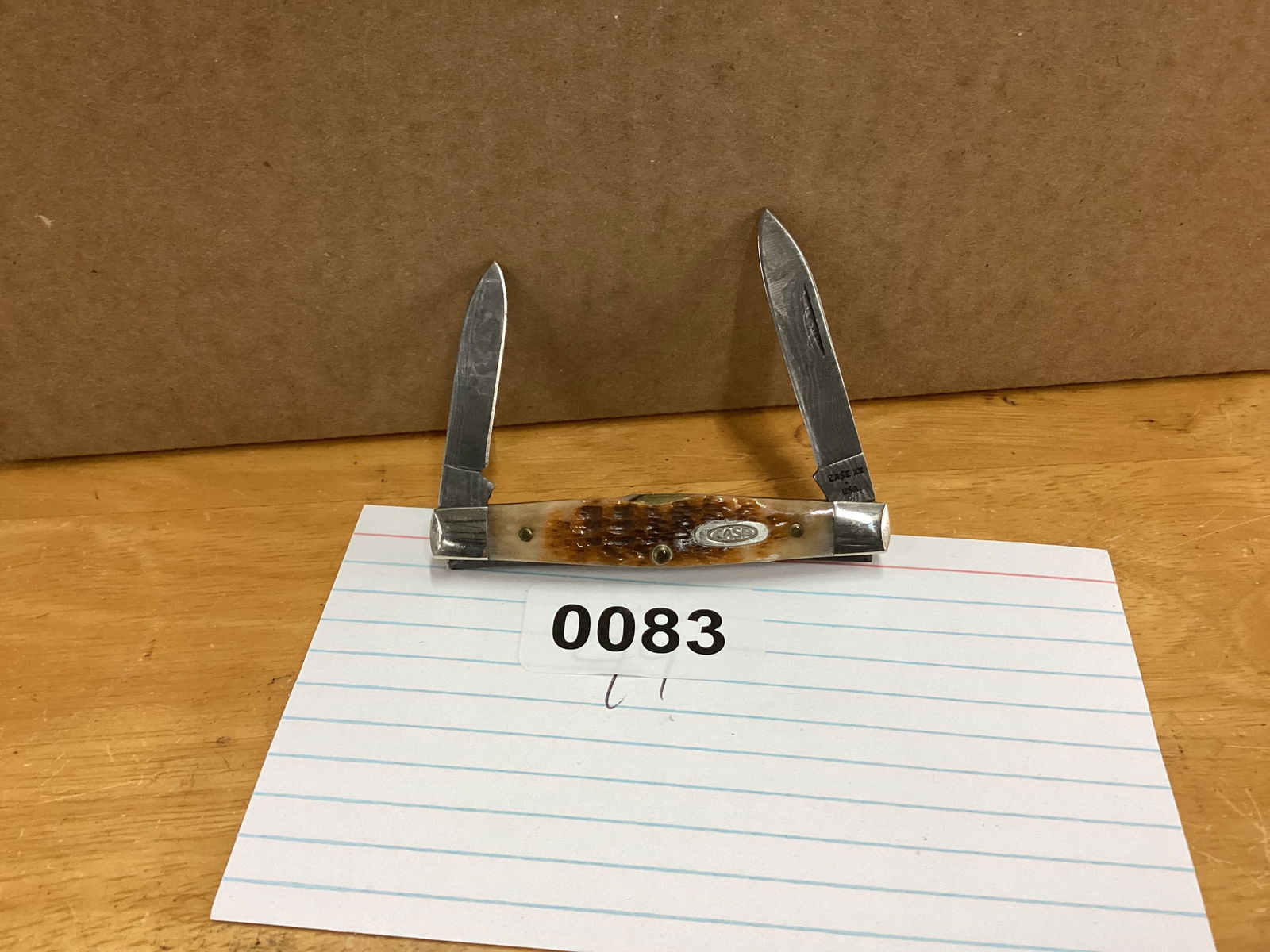 CASE XX 1989 DAMASCUS 42 ROGERTS BONE: never used or carried