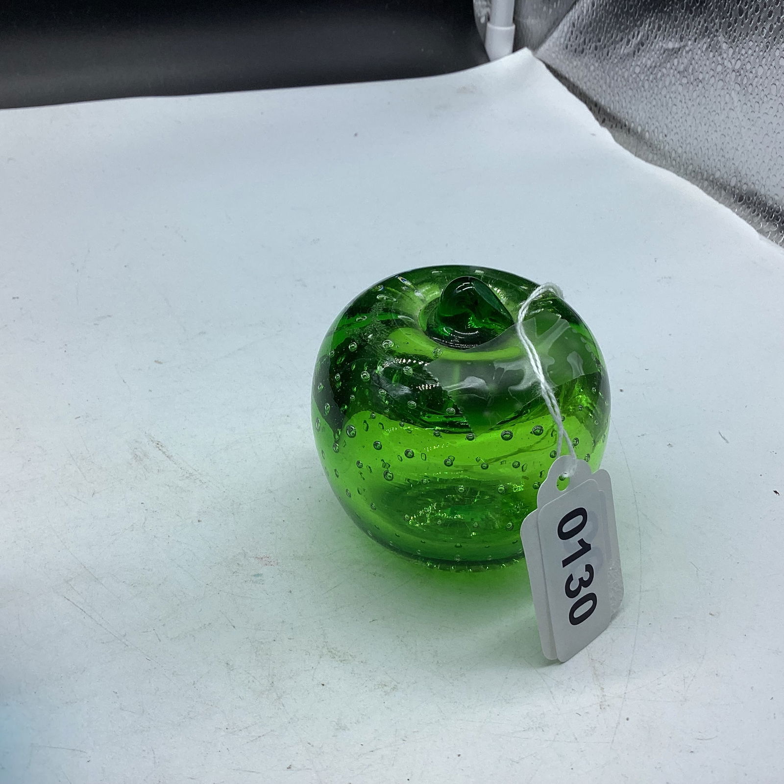 GREEN PAPERWEIGHT