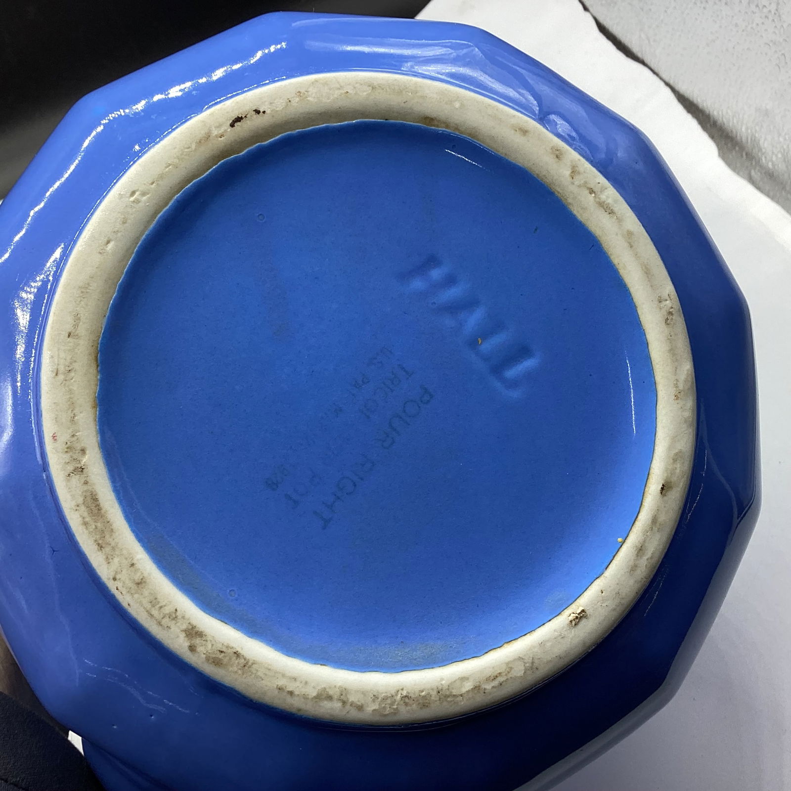 BLUE HALL TEA POT - 2