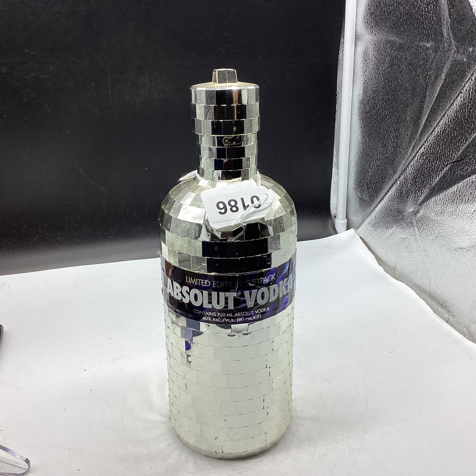 DISCO MIRROR BLING VODKA BOTTLE LINITED EDITION (1 of 1)