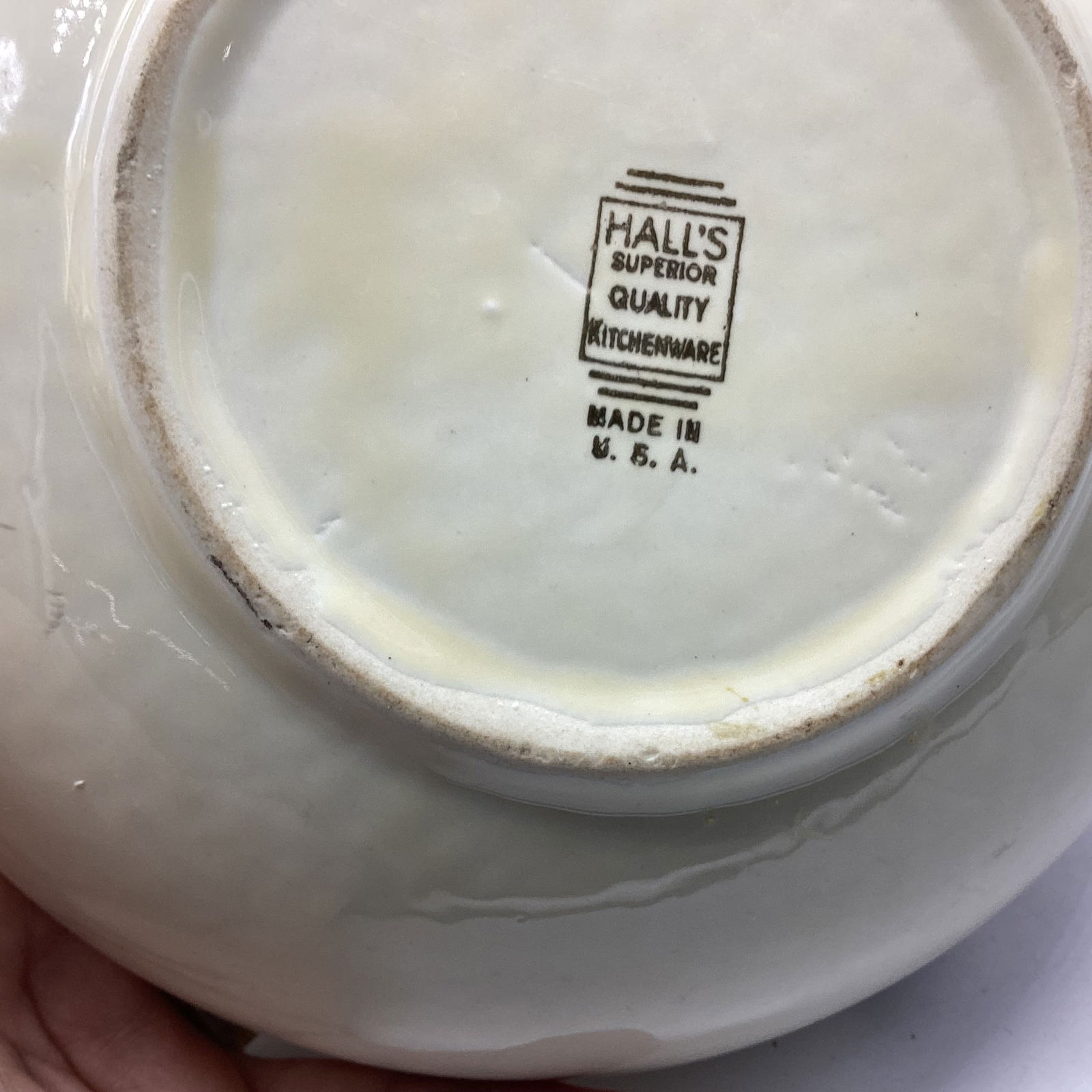 HALL SILOUTTEE SERVING BOWL - 2