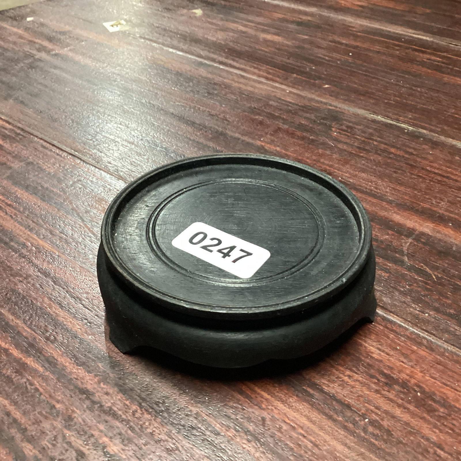 MAHOGANY WOODEN DISPLAY STAND: GOOD SHAPE