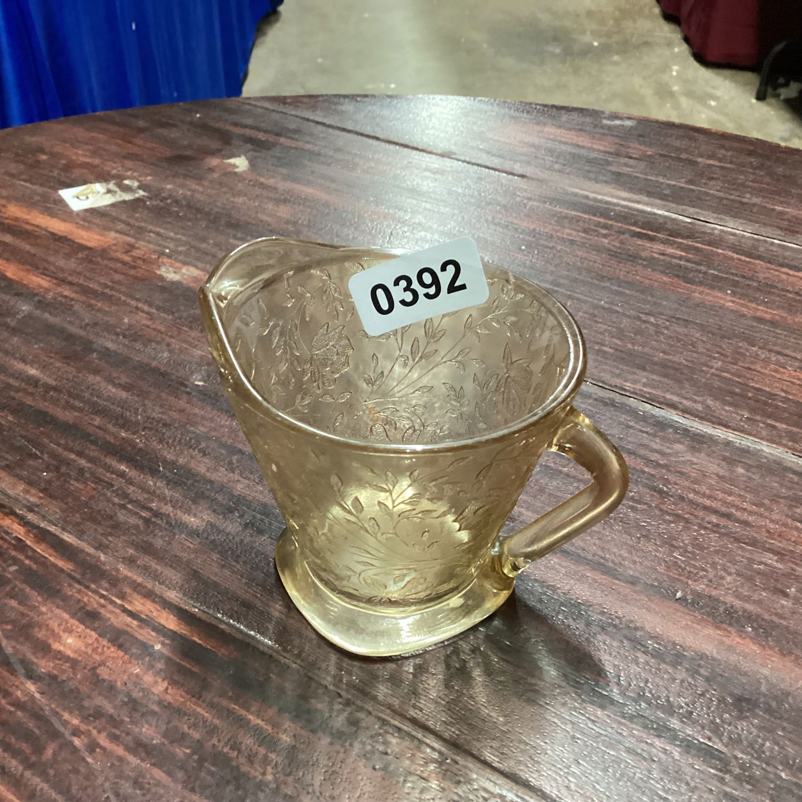 DEPRESSION FLORAGOLD CREAMER: GOOD SHAPE