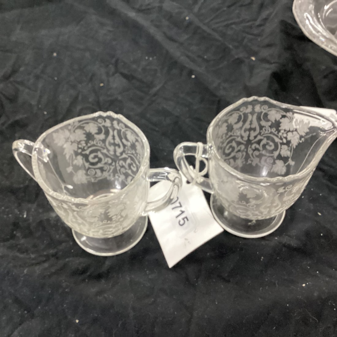 FOSTORIA PRELUDE SUGAR & CREAMER (1 of 1)