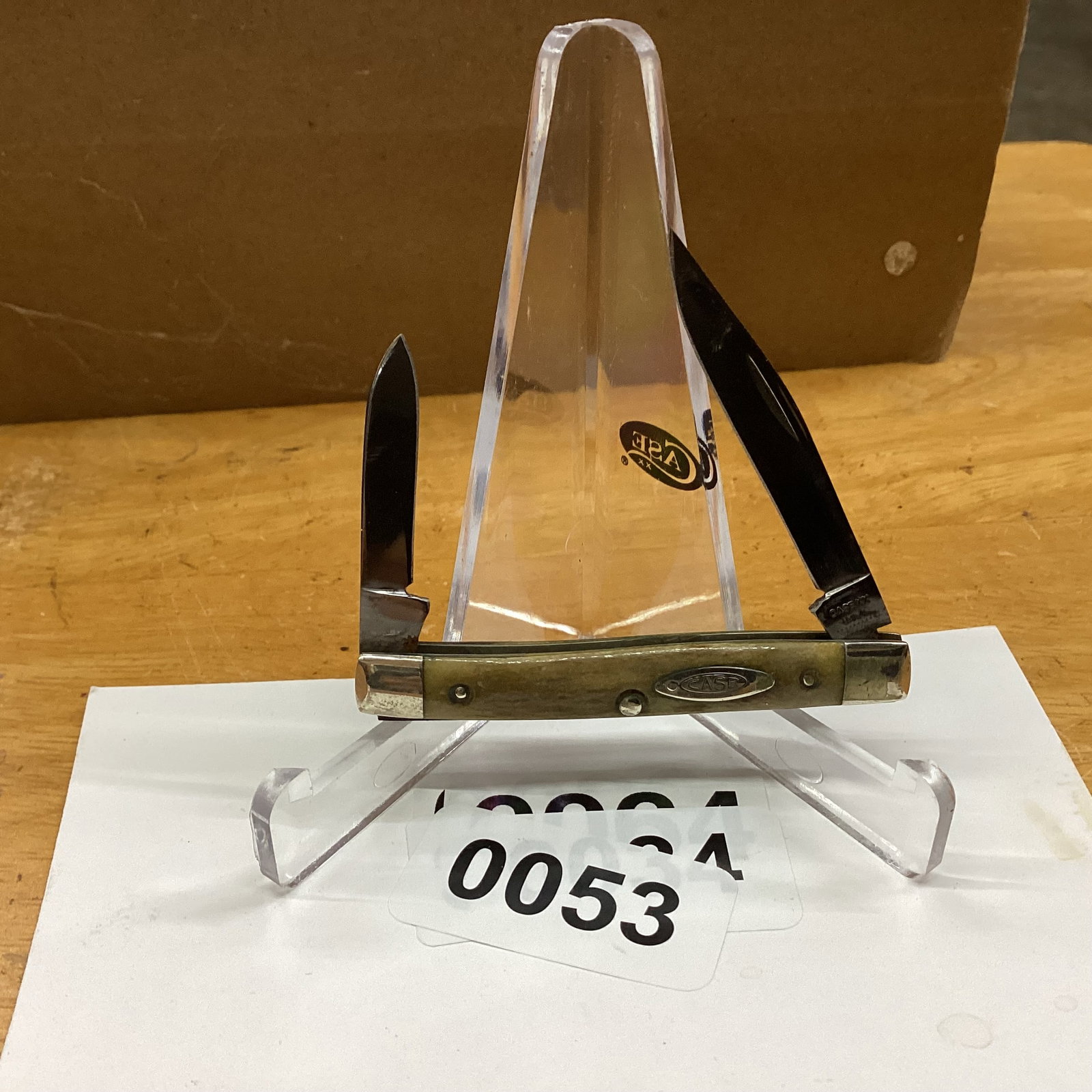 case xx 1970 10 dot stag 5233 small stockman: mint no chips or cracks