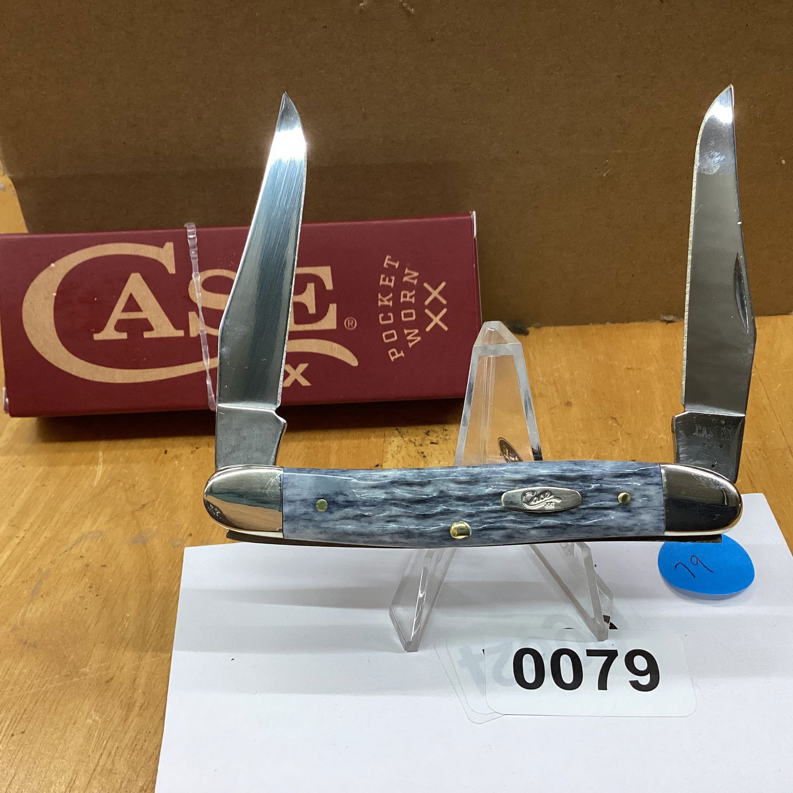 case xx 2025 pocketworn grey bone crandall jig muskrat: new in box