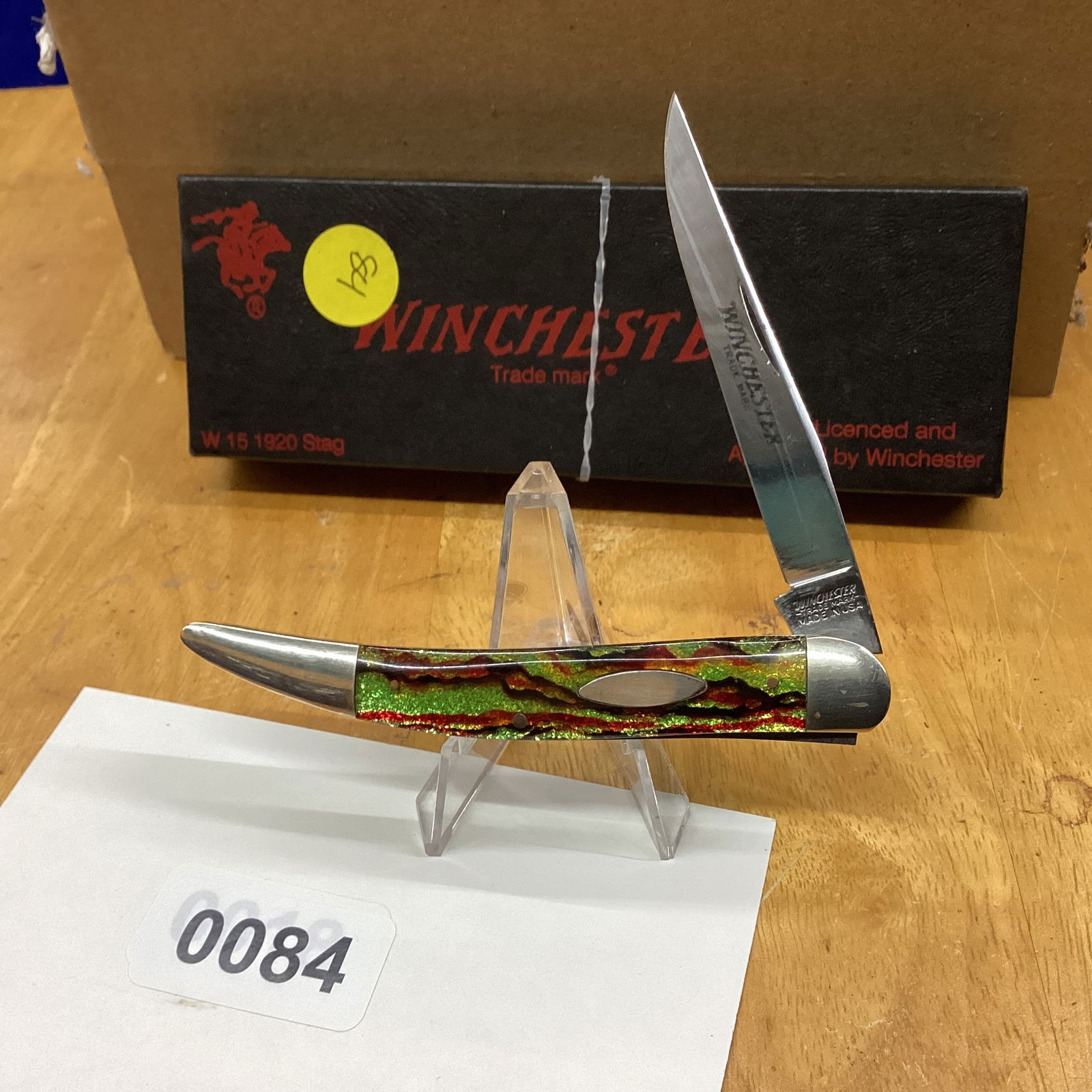 winchester christmas tree handles mid toothpick: with box never used or carried