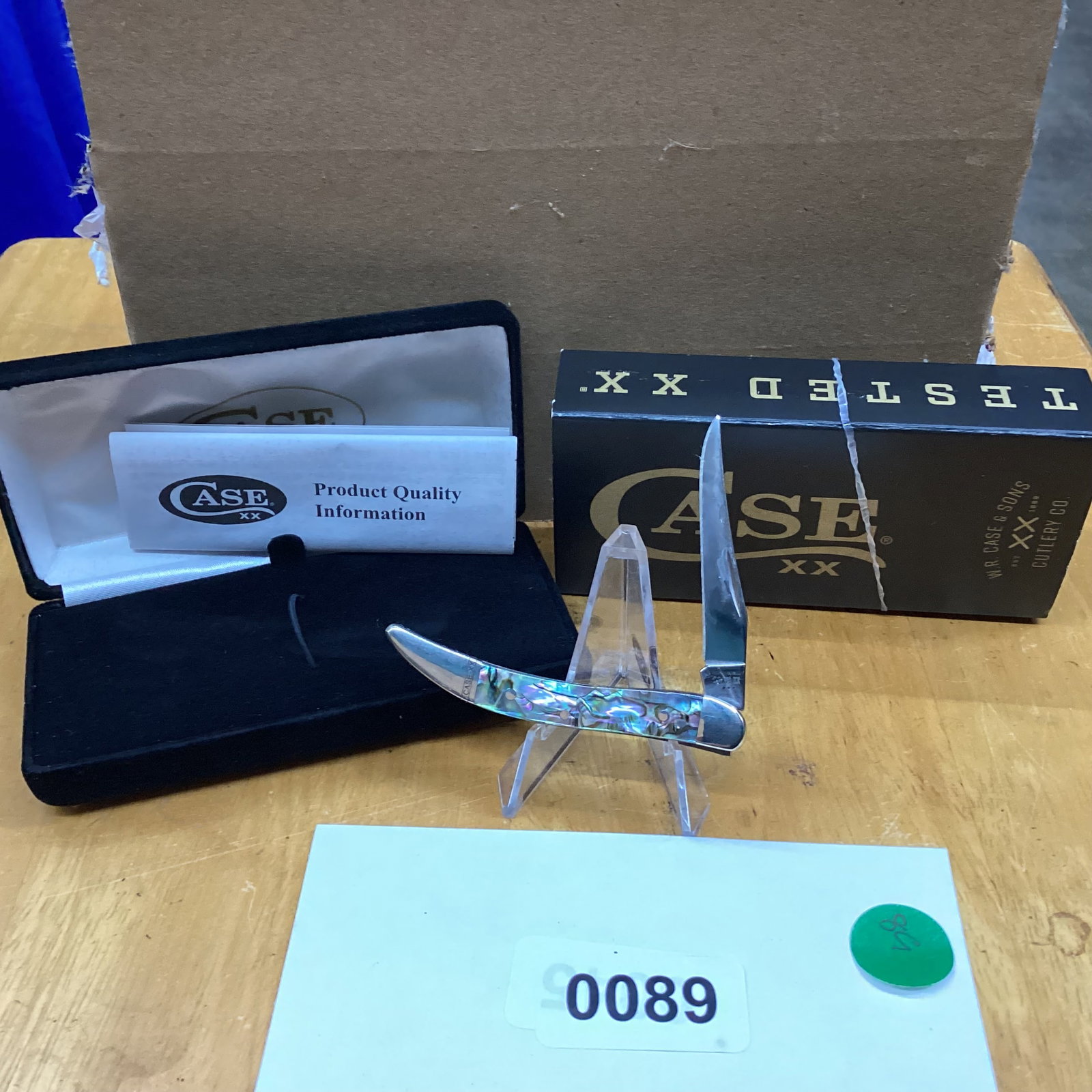 2025 case xx abalone toothpick: new in box