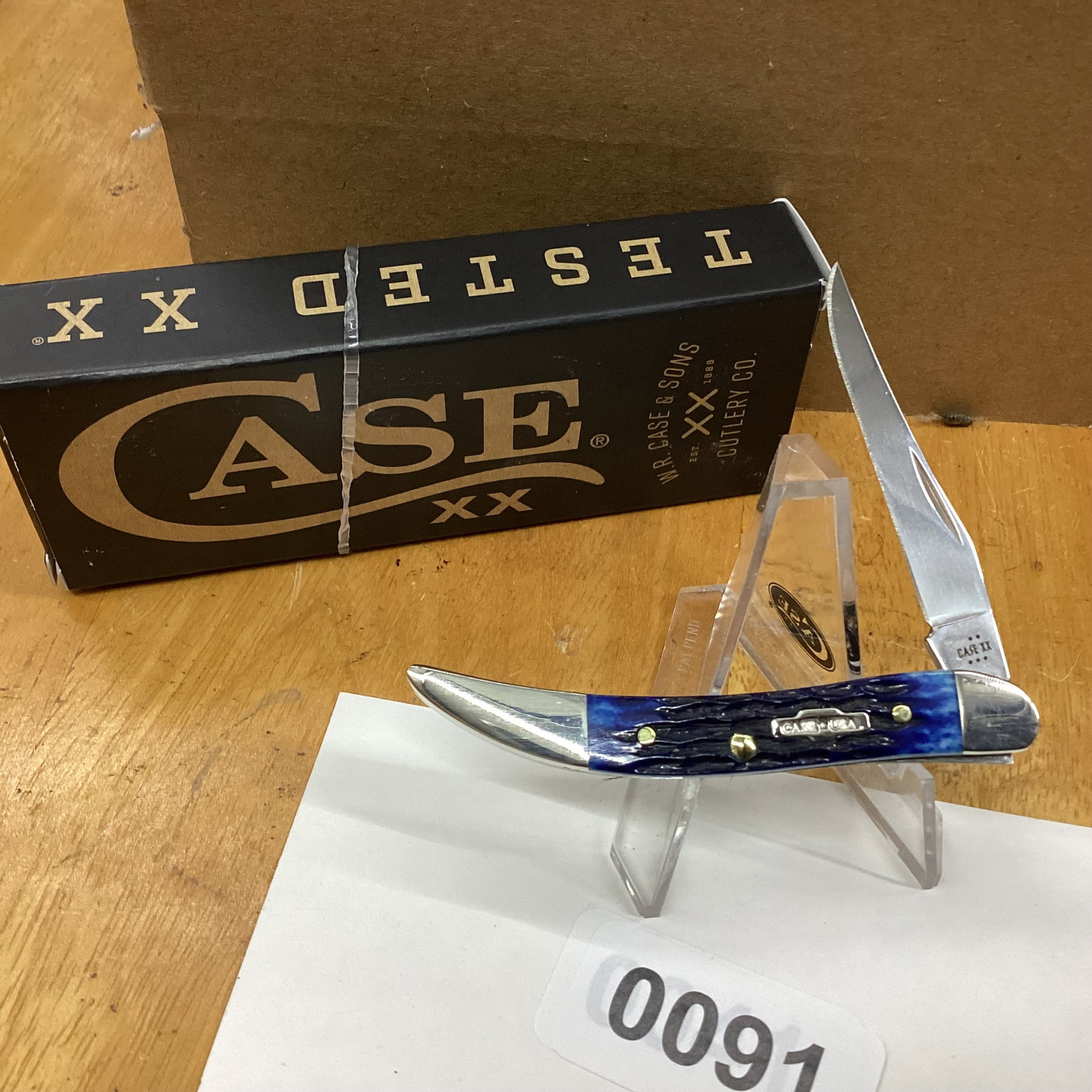 2025 case xx blue bone rogers jig toothpick: new in box