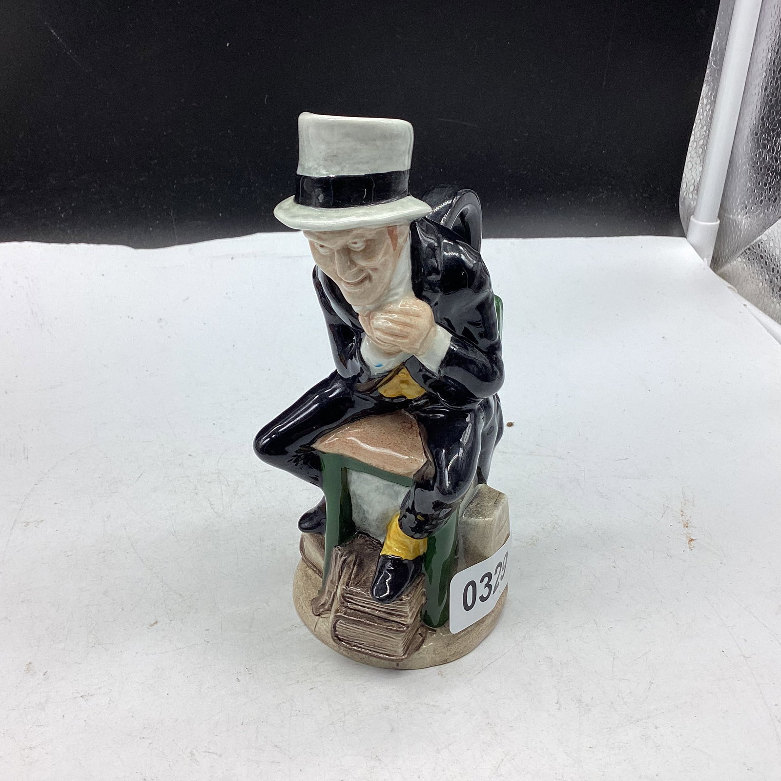 WOODS & SON ENGLAND FRANKLIN TOBY JUG URIAH HEEP: 6 1/4" TALL GOOD SHAPE