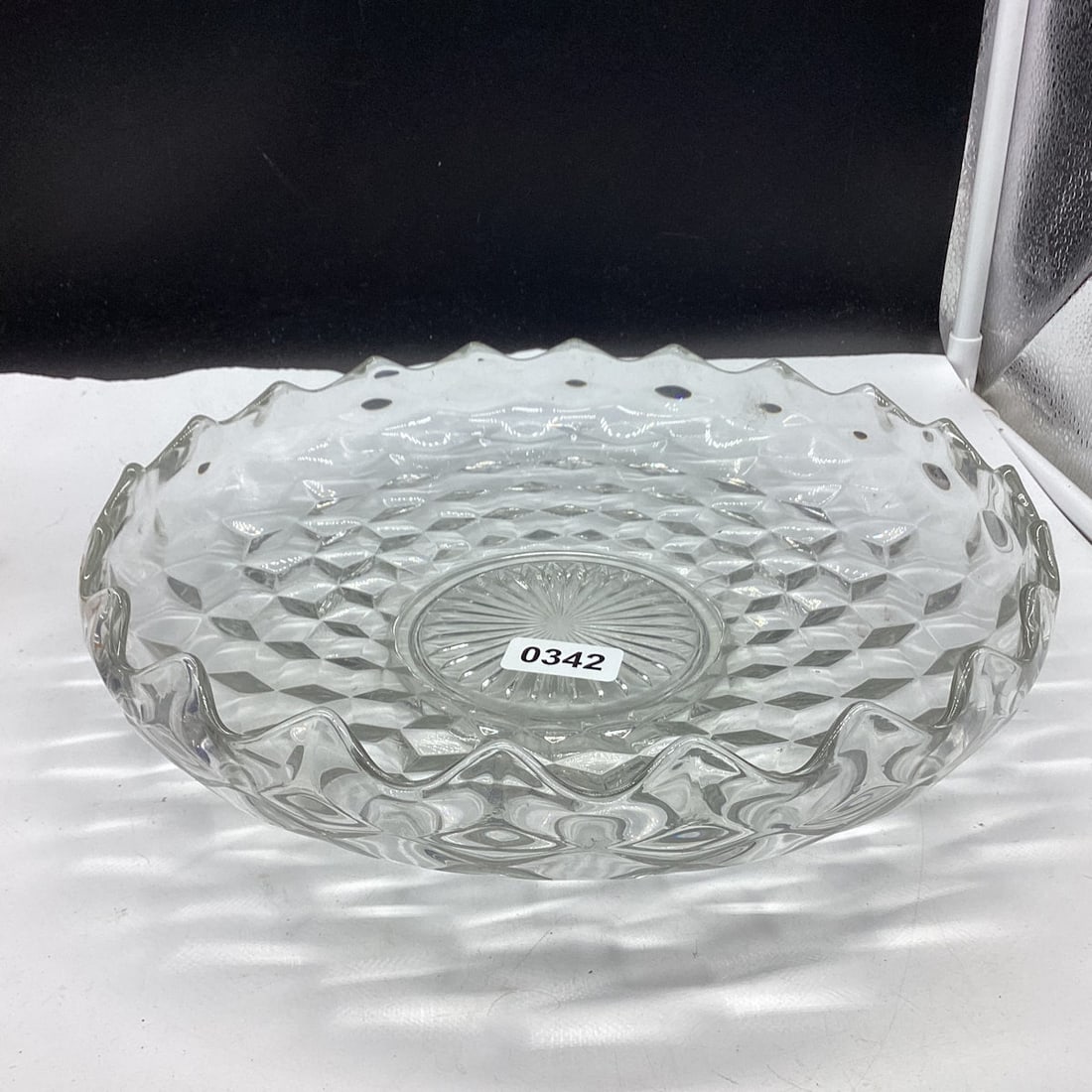 AMERICAN FOSTORIA SHALLOW FRUIT BOWL (1 of 1)