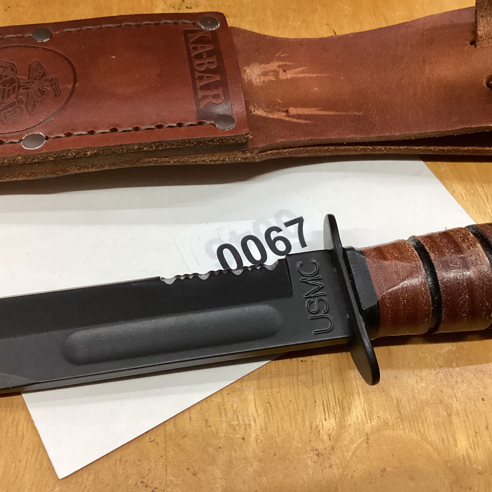 ka-bar usmc fixed blade - 2