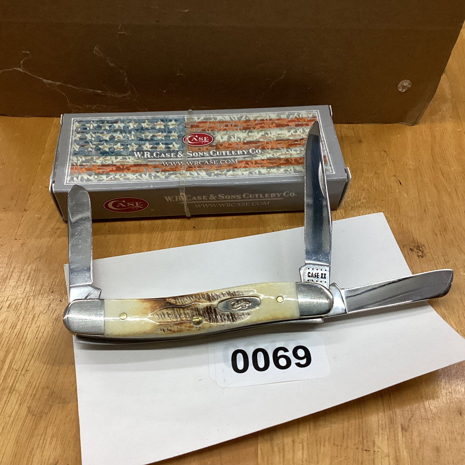 case xx 2020 bone stag stockman: never used or carried