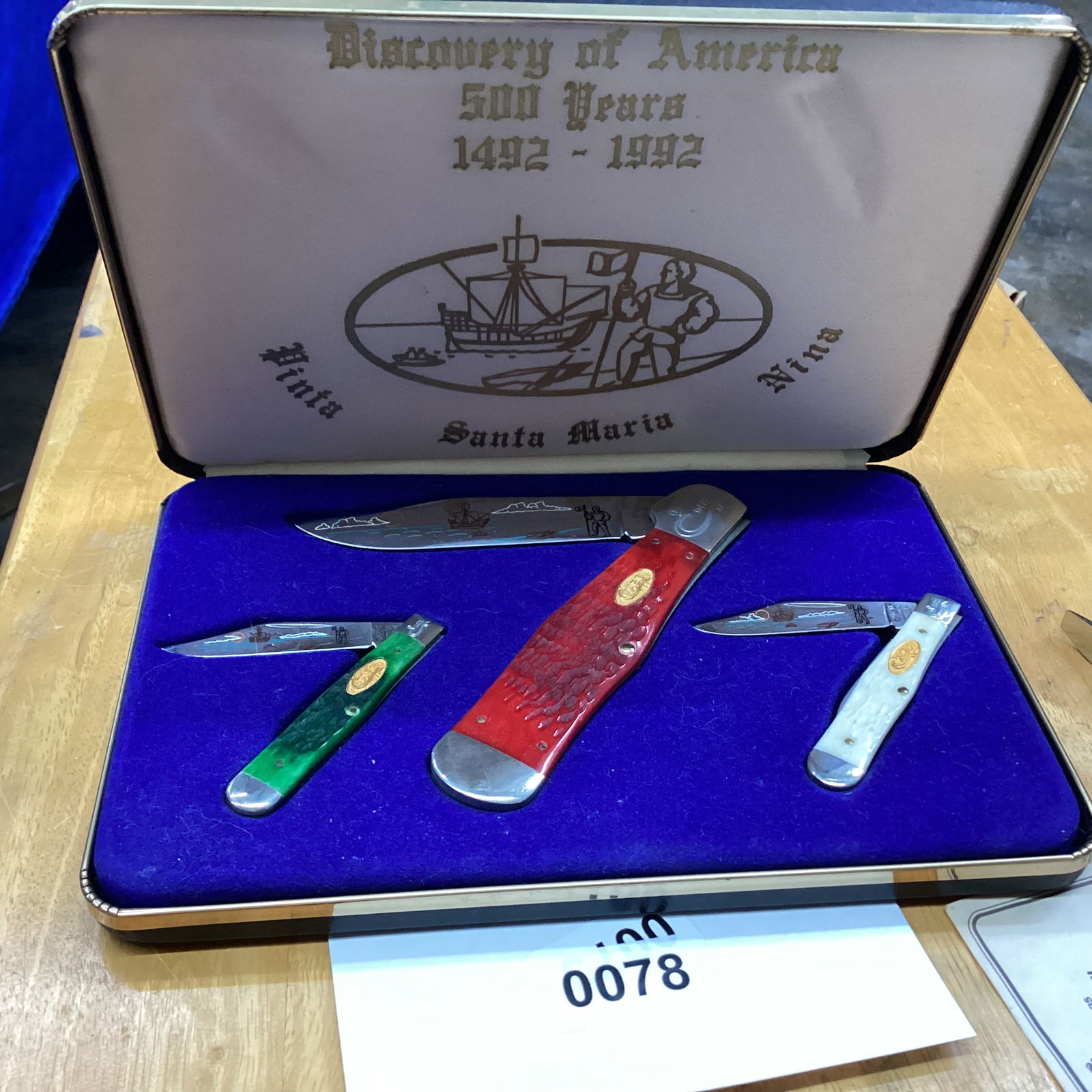 case xx 1992 discovery american coke bottle set: set of 3