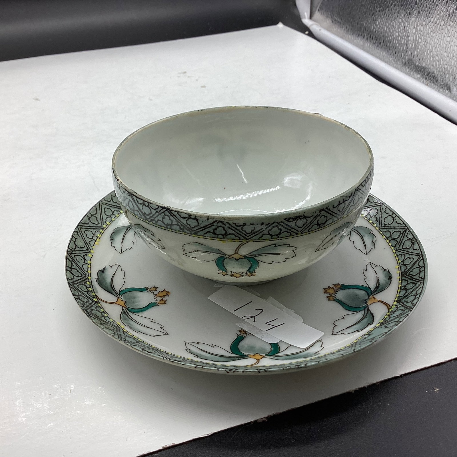 PORCELIAN CUP & SAUCER JAPAN: GOOD SHAPE
